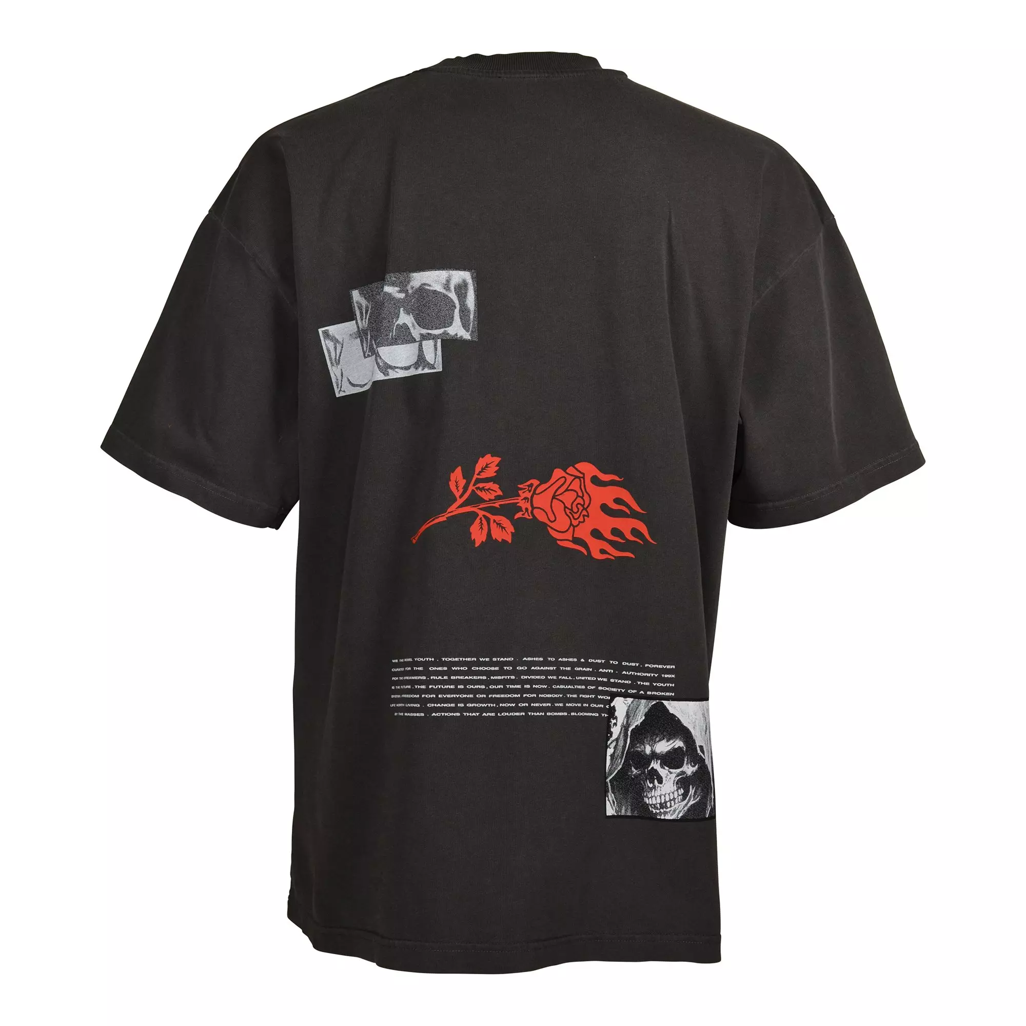 Civil Regime Men's Ritual Tee 2 - Vintage Ash - CHARCOAL