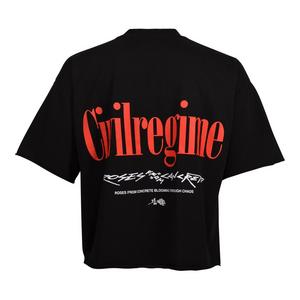 Civil Regime Men's Concrete Rose Cropped Tee