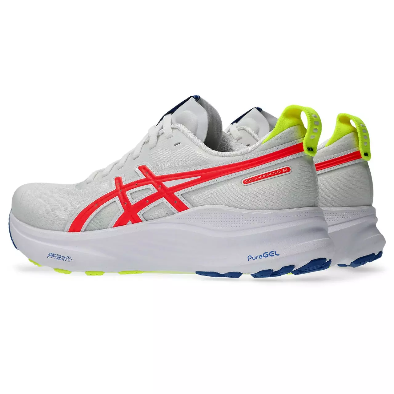 ASICS GEL-KAYANO 32 ATC "White/Flash Coral" Women's Running Shoe - WHITE/CORAL