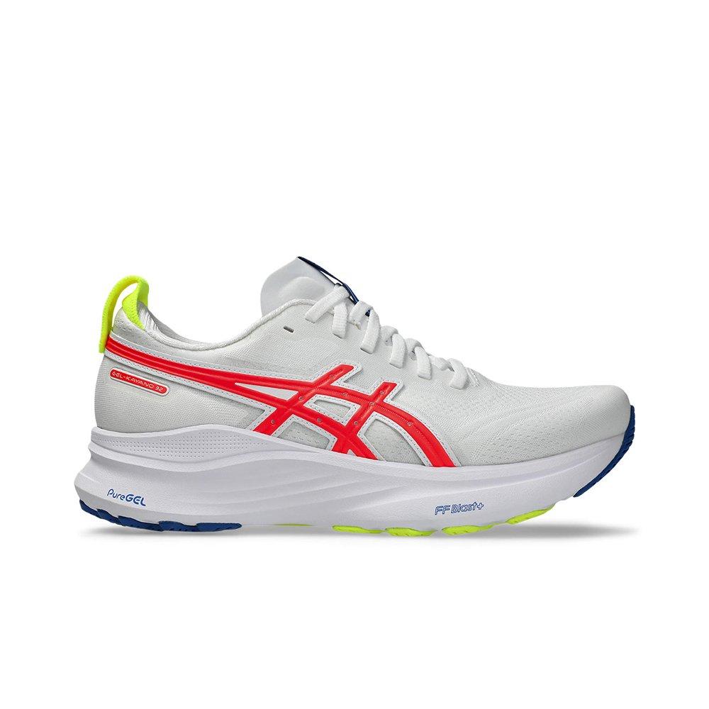 ASICS GEL-KAYANO 32 ATC "White/Flash Coral" Women's Running Shoe - WHITE/CORAL Thumbnail View 1