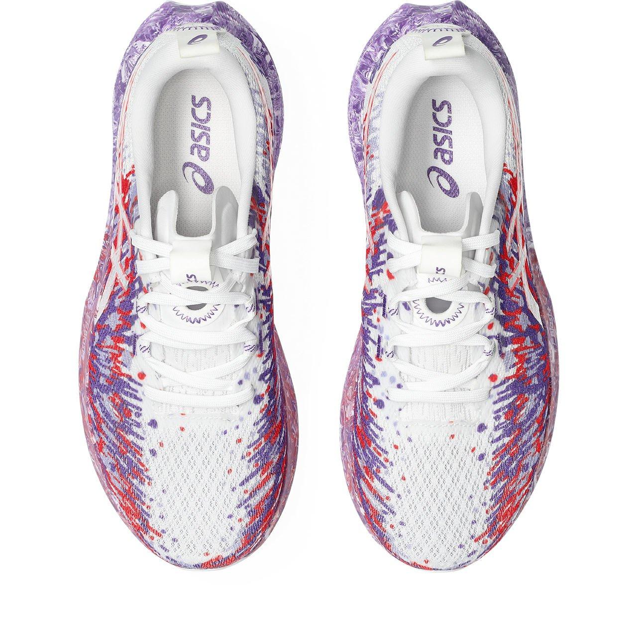 ASICS NOOSA TRI 16 "White/Purple" Women's Running Shoe - WHITE/PURPLE Thumbnail View 3
