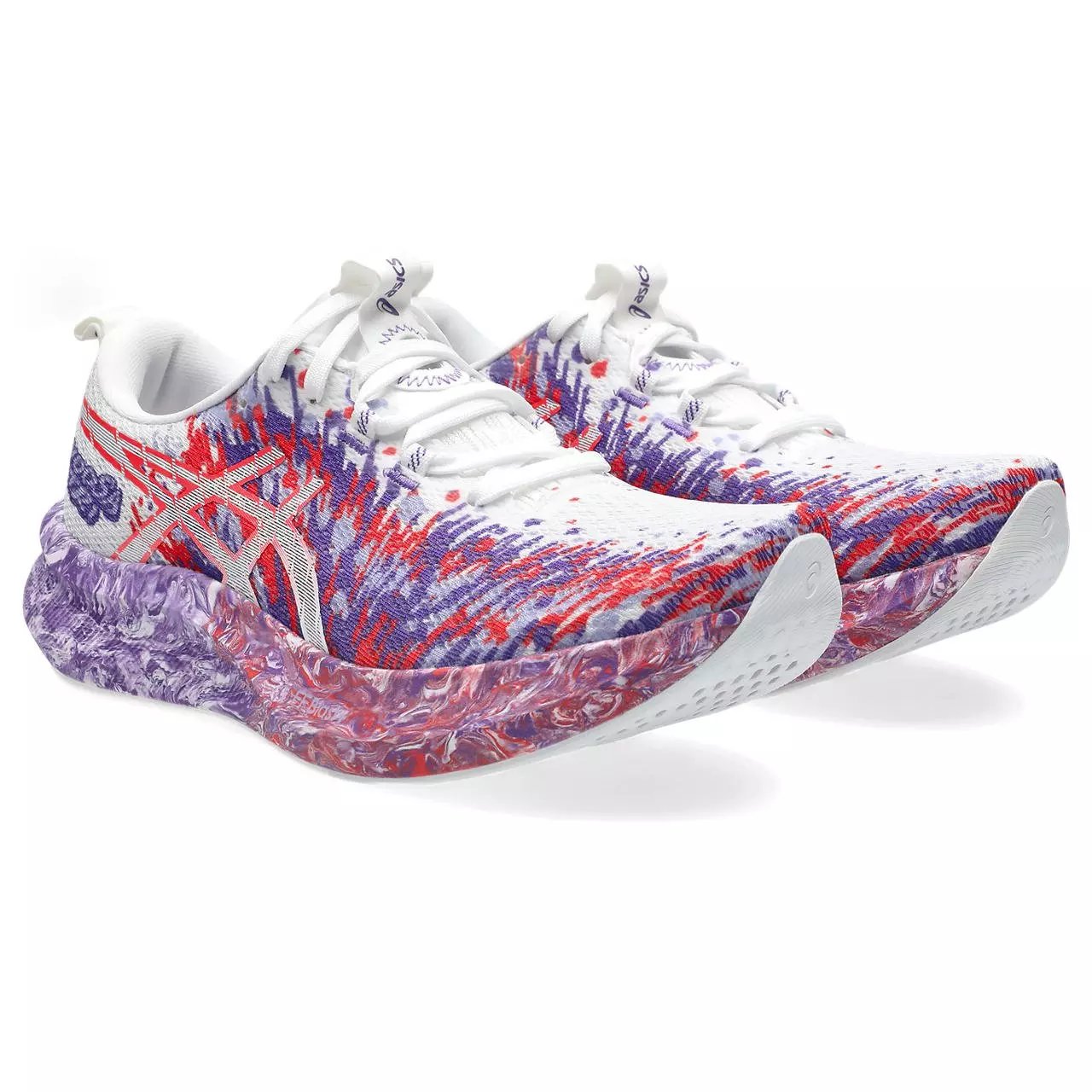 ASICS NOOSA TRI 16 "White/Purple" Women's Running Shoe - WHITE/PURPLE