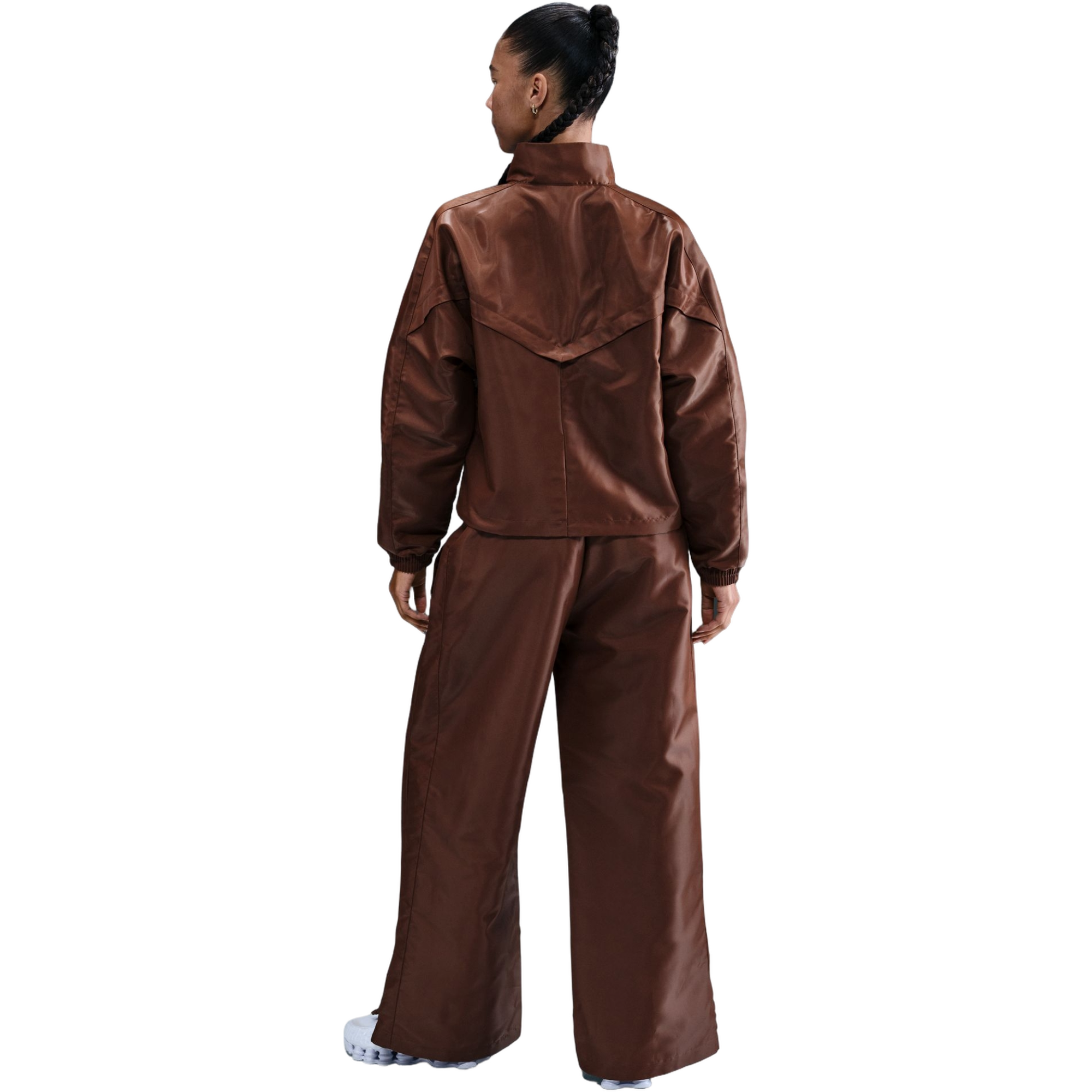 Nike Women's Sportswear Windrunner Jacket - BROWN Thumbnail View 2