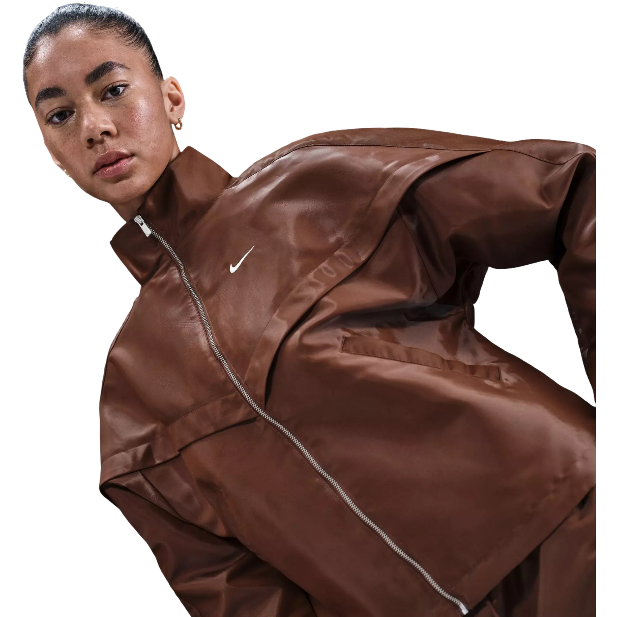 Nike Women's Sportswear Windrunner Jacket - BROWN