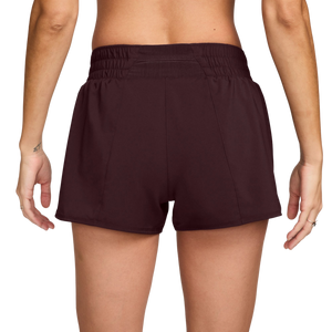 Nike Women's One Dri-FIT Mid-Rise 3" Brief-Lined Shorts