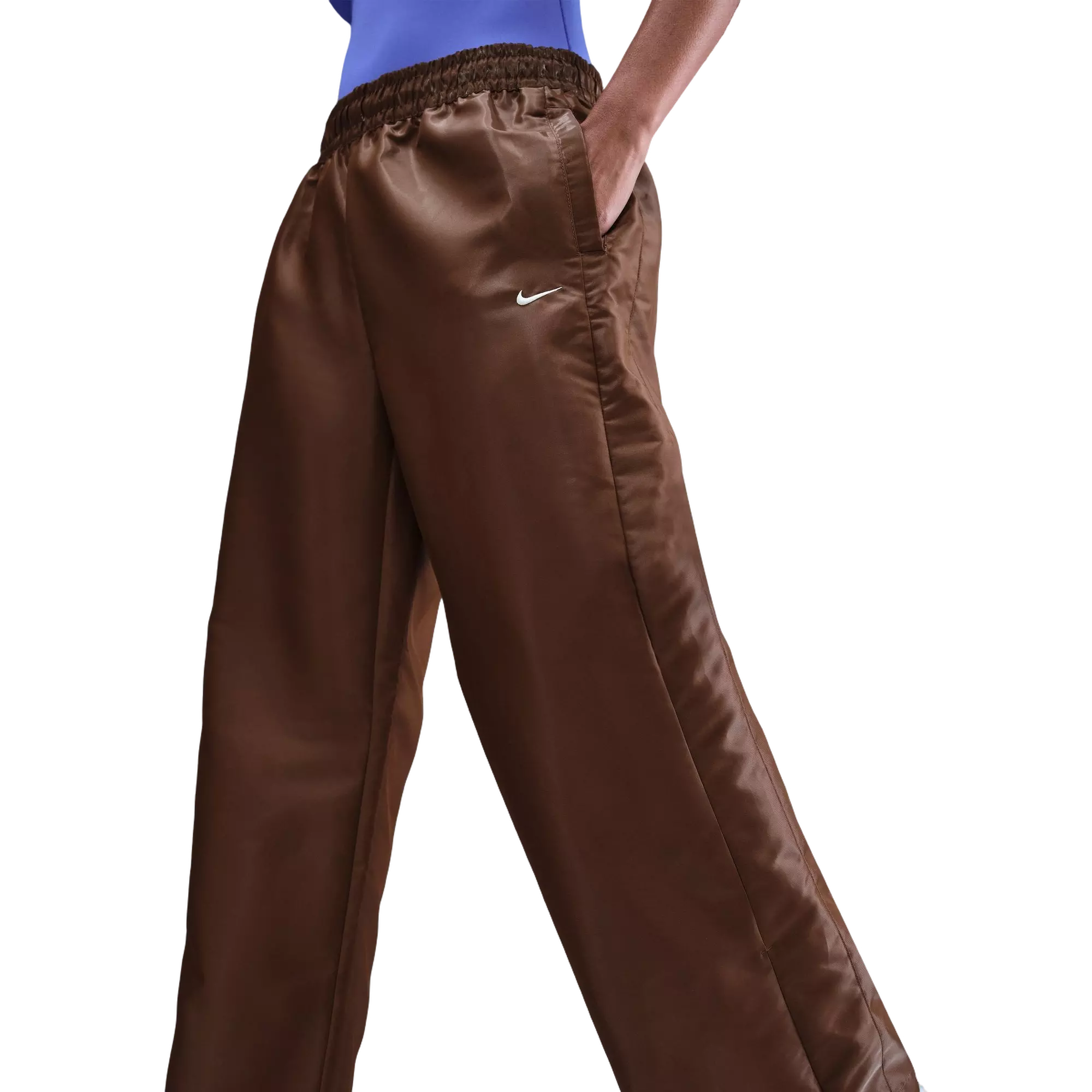 Nike Women's Sportswear Windrunner Pants - Brown - BROWN