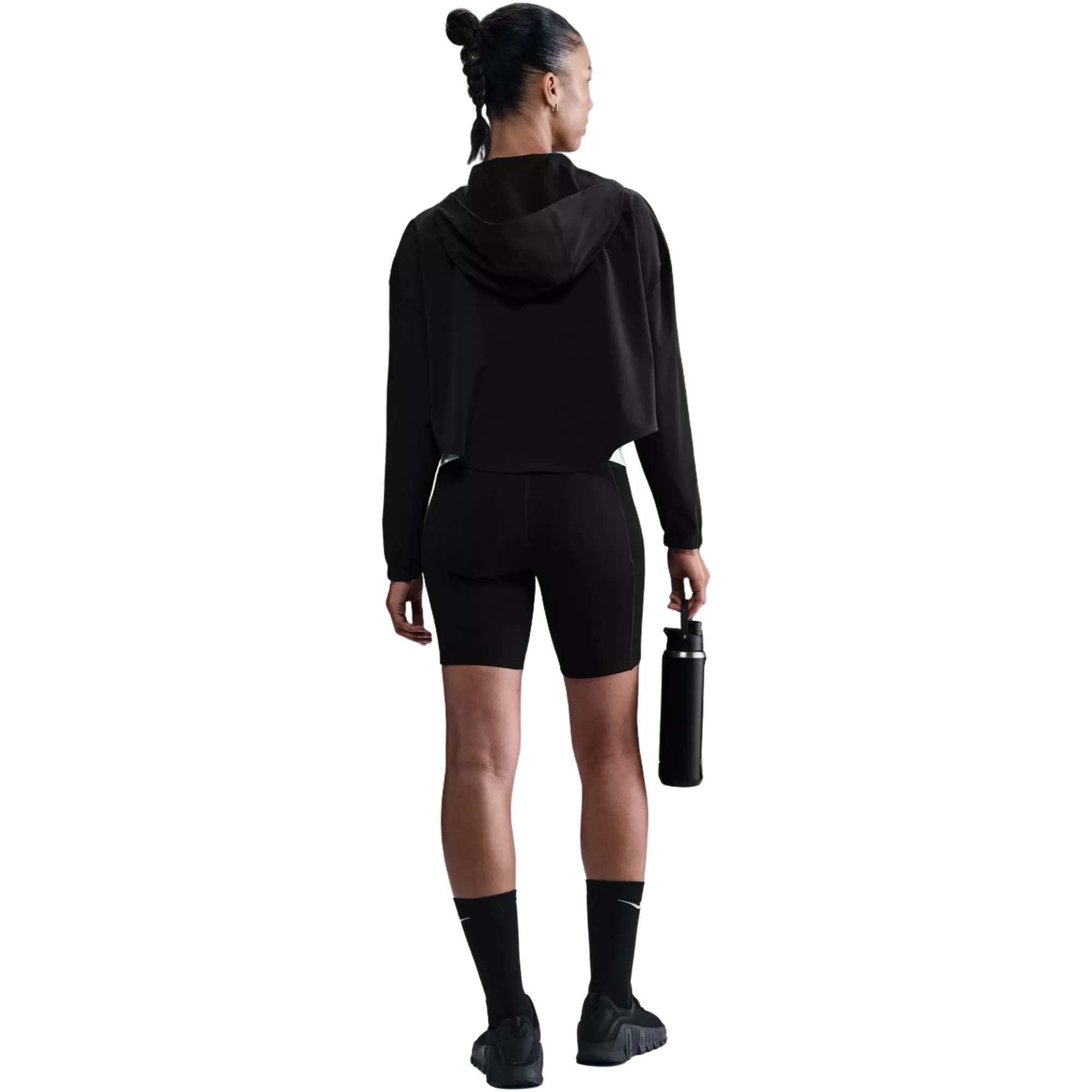 Nike Women's One Repel Oversized Hooded Woven Jacket - BLACK