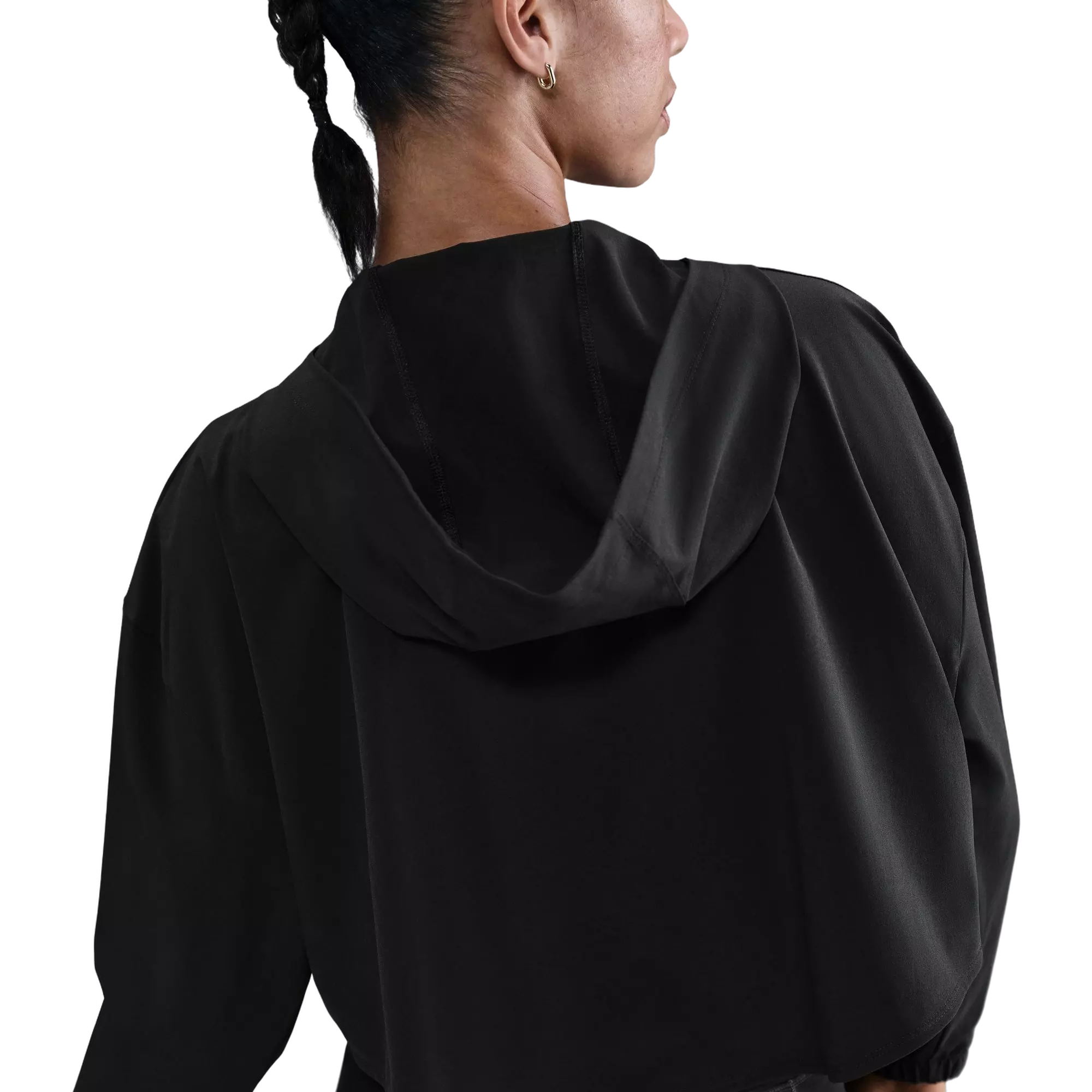 Nike Women's One Repel Oversized Hooded Woven Jacket - BLACK