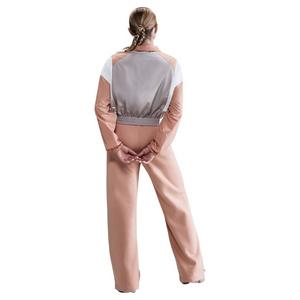 Nike Women's Classic Woven Remix Lightweight Pullover - Grey/Rose Gold