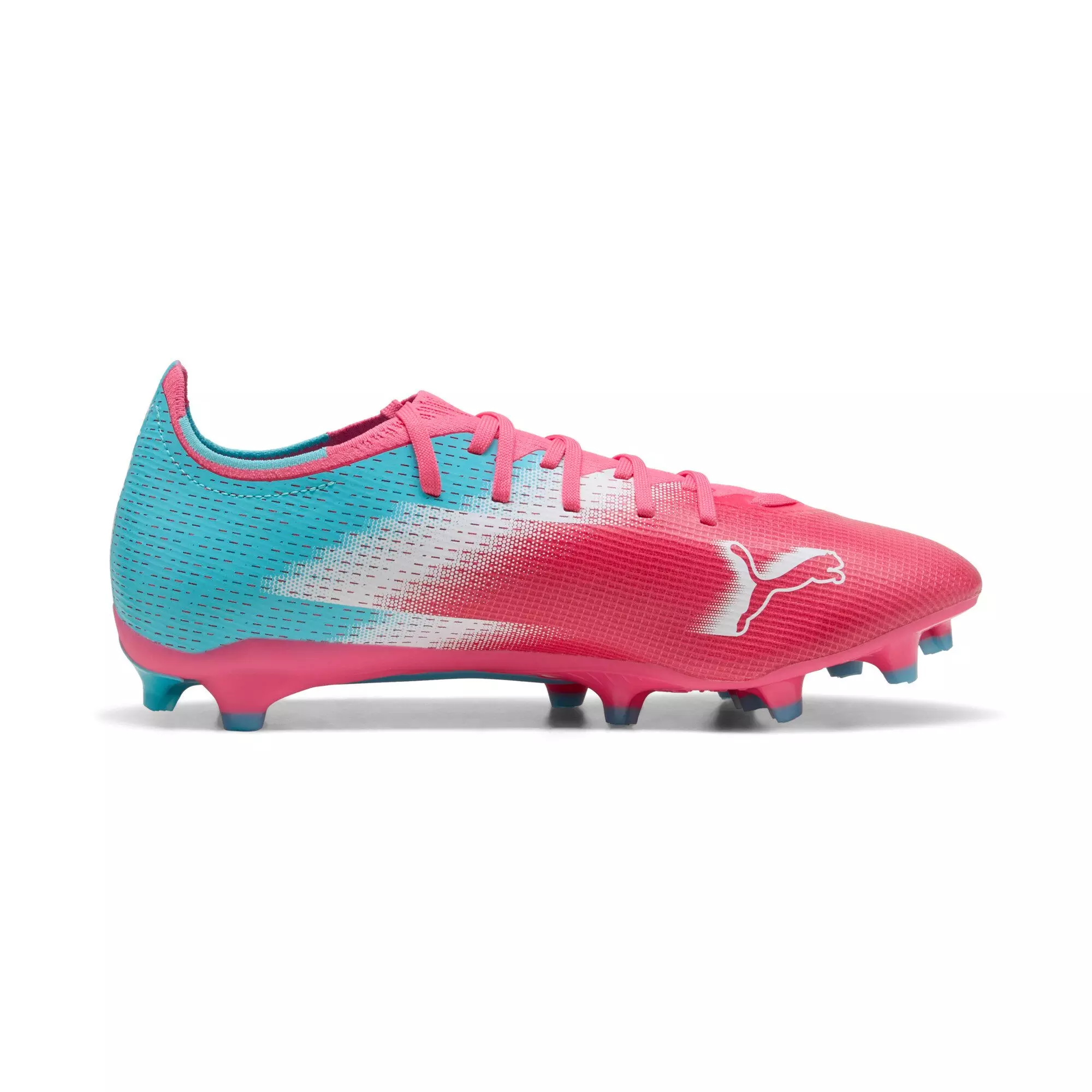PUMA Ultra 6 Match "Re-Charge" Men's Soccer Cleat - PINK/BLUE