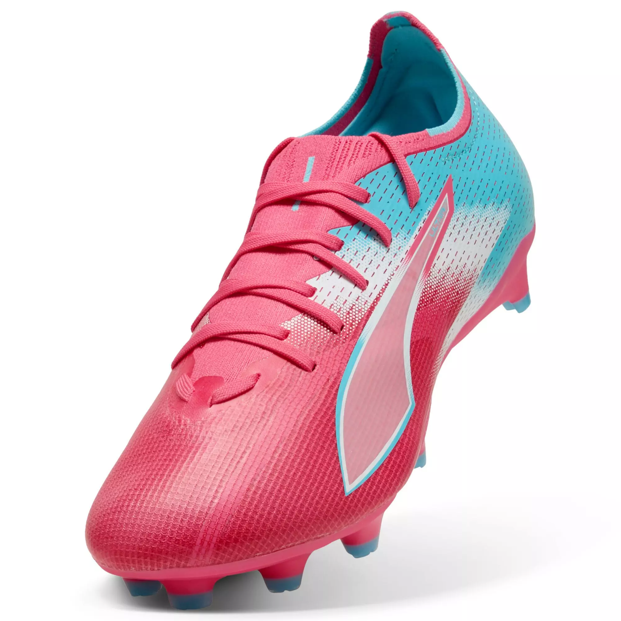 PUMA Ultra 6 Match "Re-Charge" Men's Soccer Cleat - PINK/BLUE