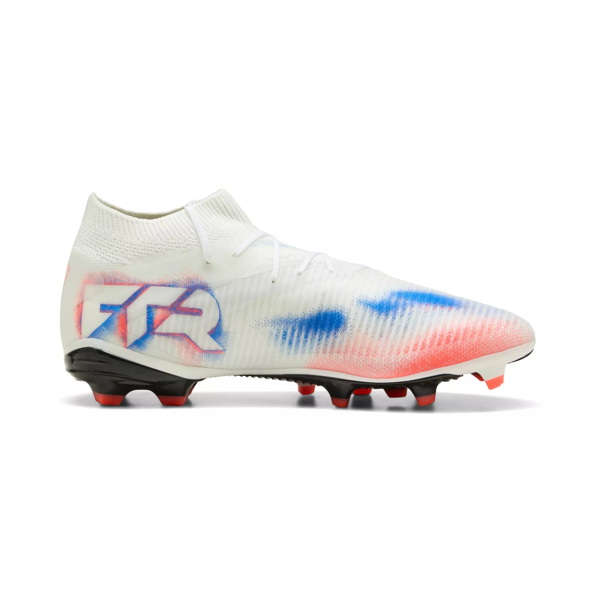 PUMA Future 8 Pro "White/Royal" Men's Soccer Cleat - WHITE/ROYAL/ORANGE