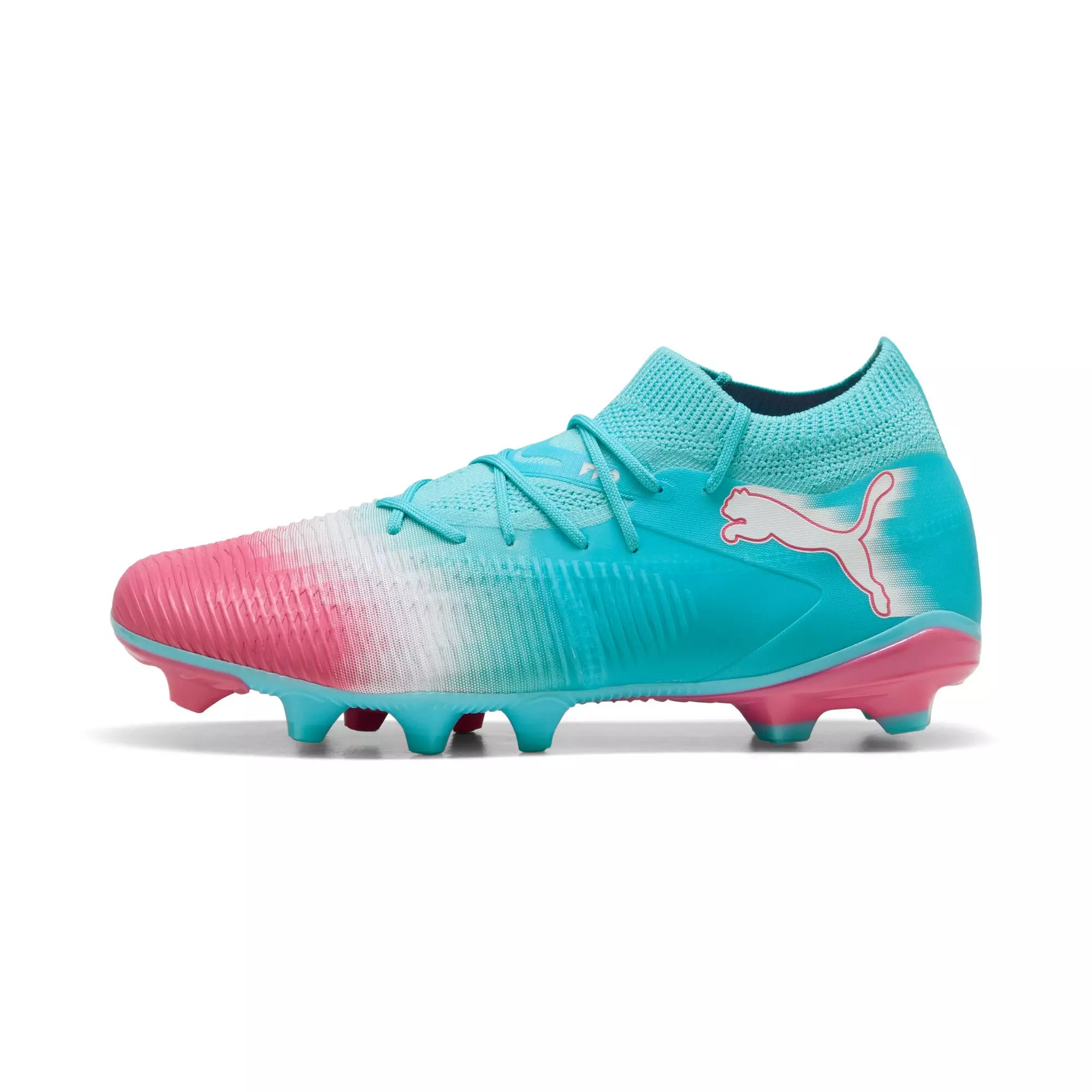 PUMA Future 8 Match "Re-Charge" Men's Soccer Cleat - BLUE/PINK