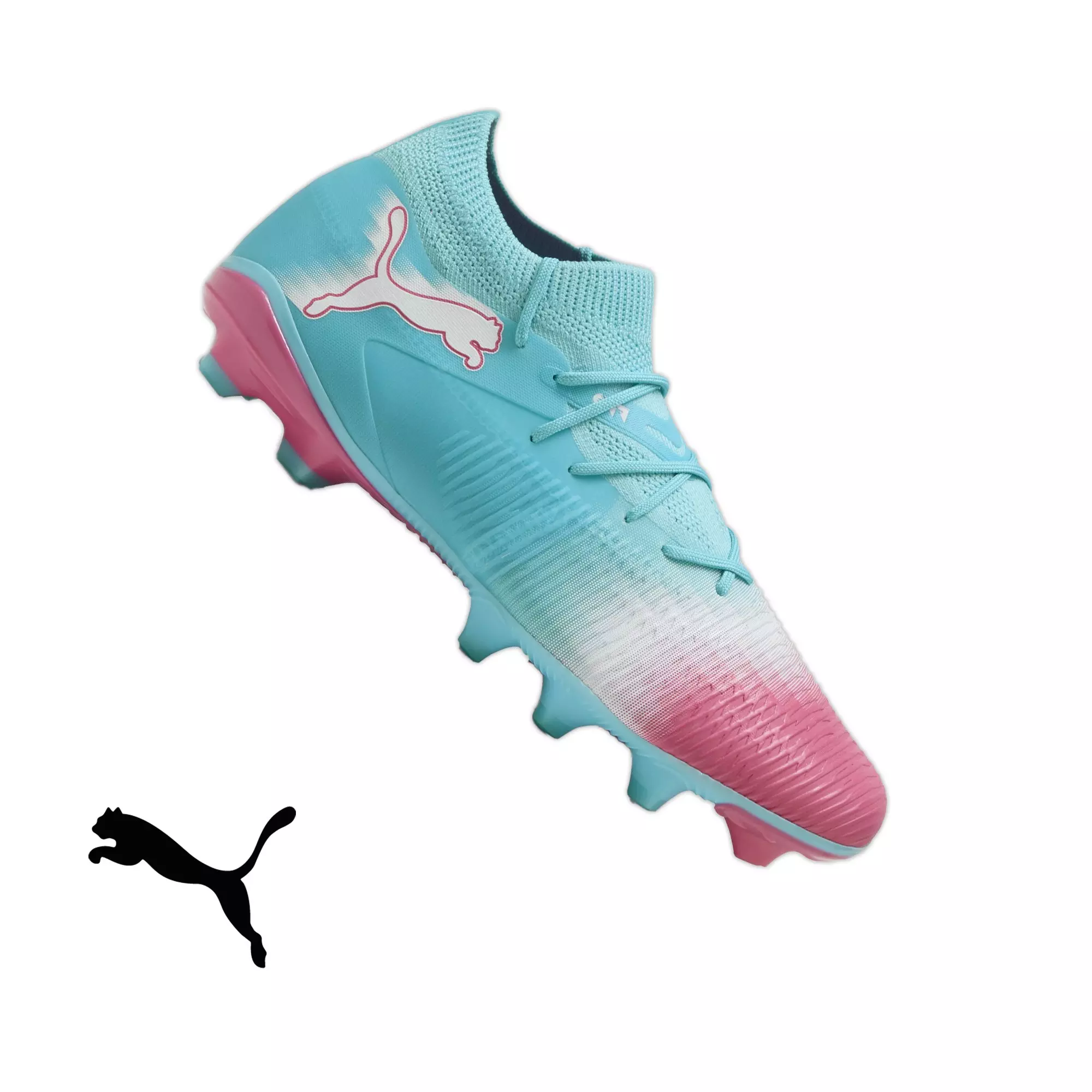 PUMA Future 8 Match "Re-Charge" Men's Soccer Cleat - BLUE/PINK