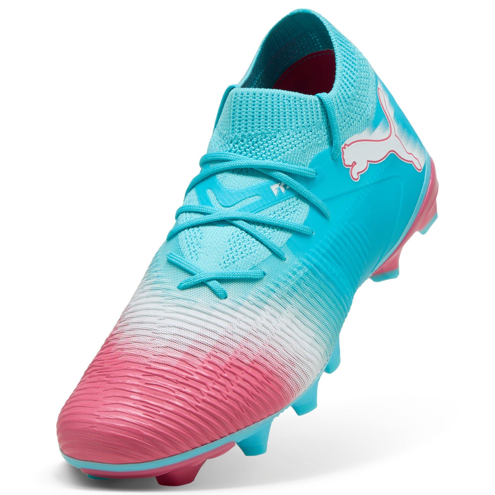 PUMA Future 8 Match "Re-Charge" Men's Soccer Cleat - BLUE/PINK Thumbnail View 3