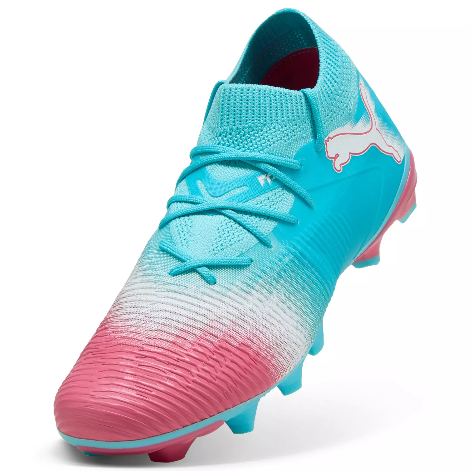 PUMA Future 8 Match "Re-Charge" Men's Soccer Cleat - BLUE/PINK
