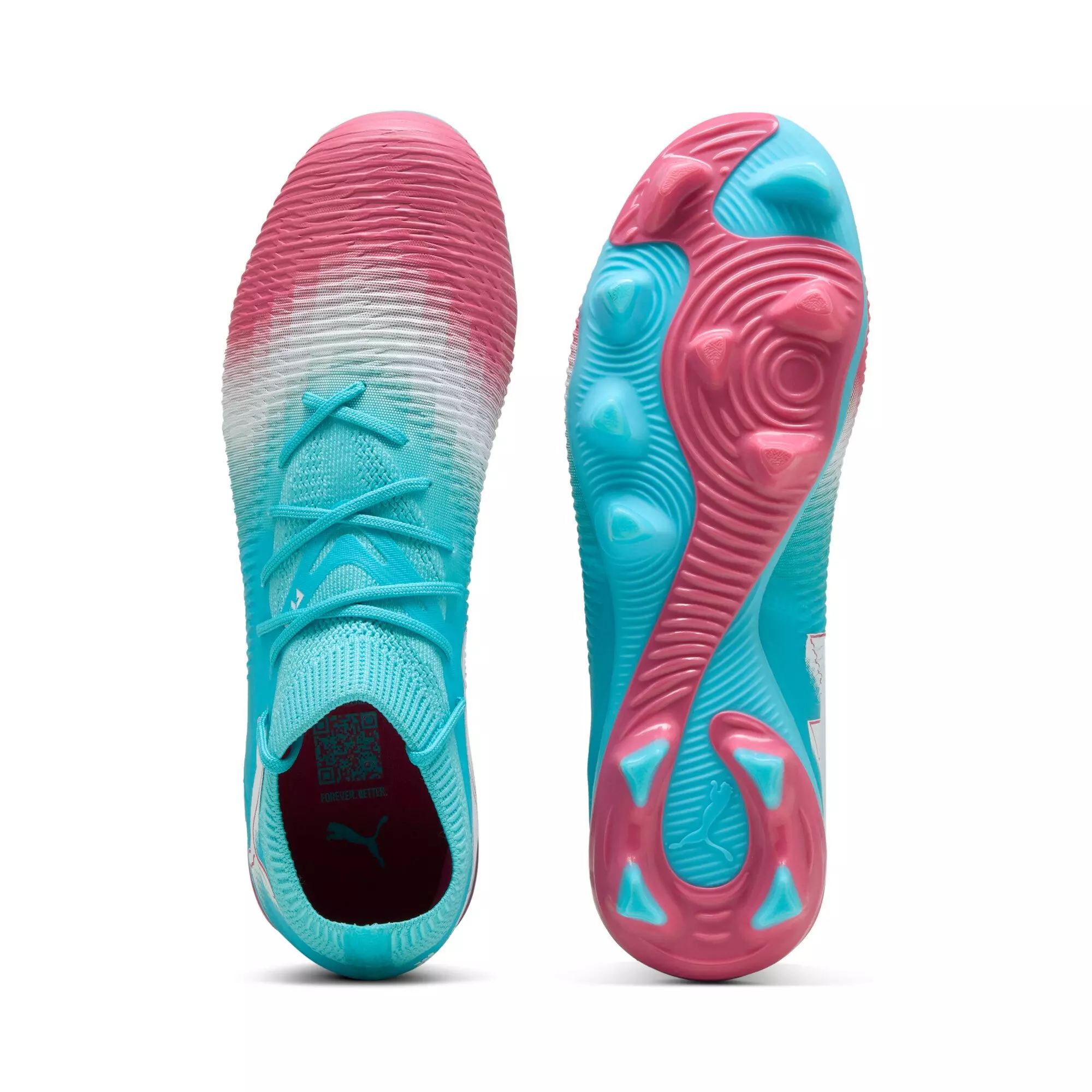 PUMA Future 8 Match "Re-Charge" Men's Soccer Cleat - BLUE/PINK