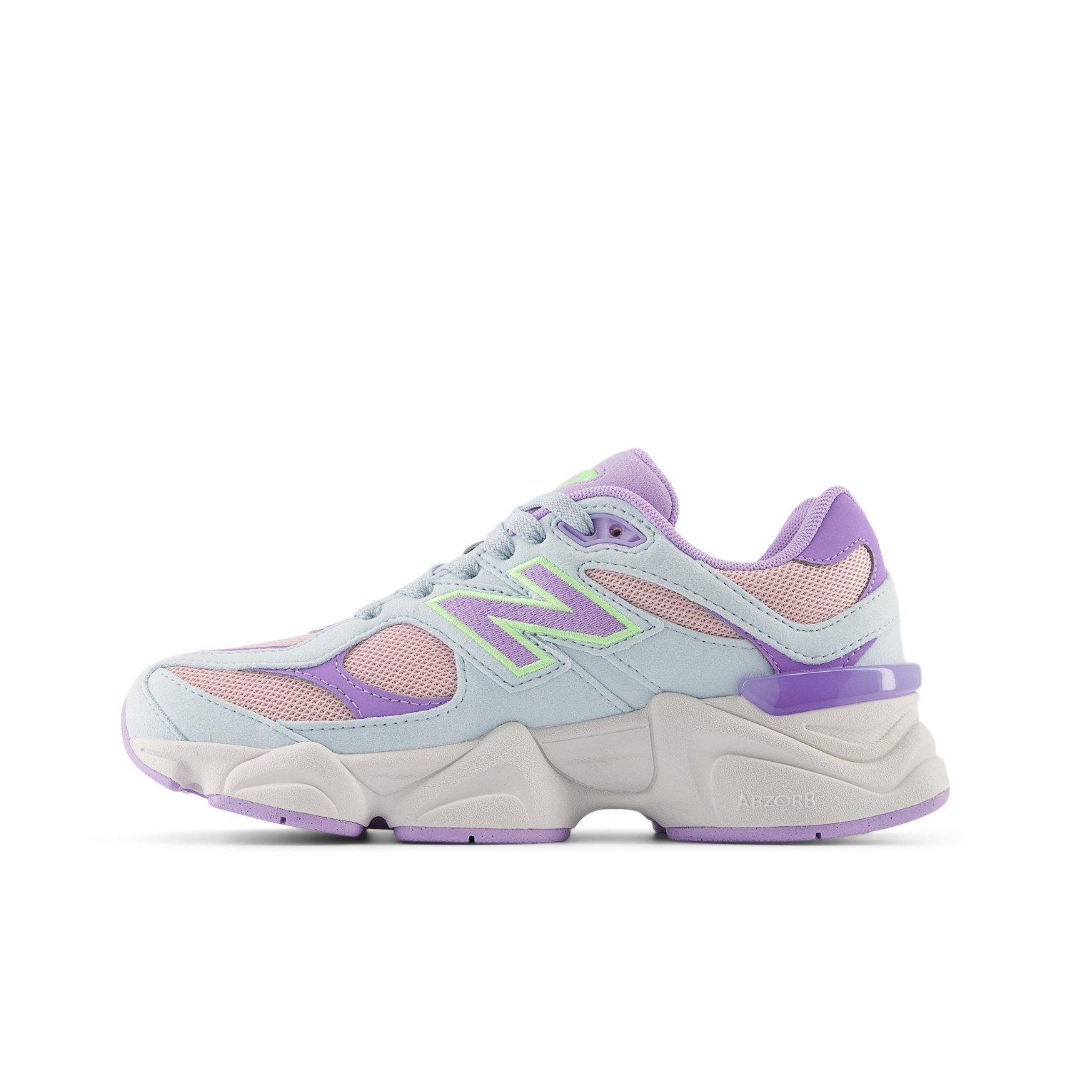 New Balance 9060 Grade School Girls' "Purple/White" Shoe