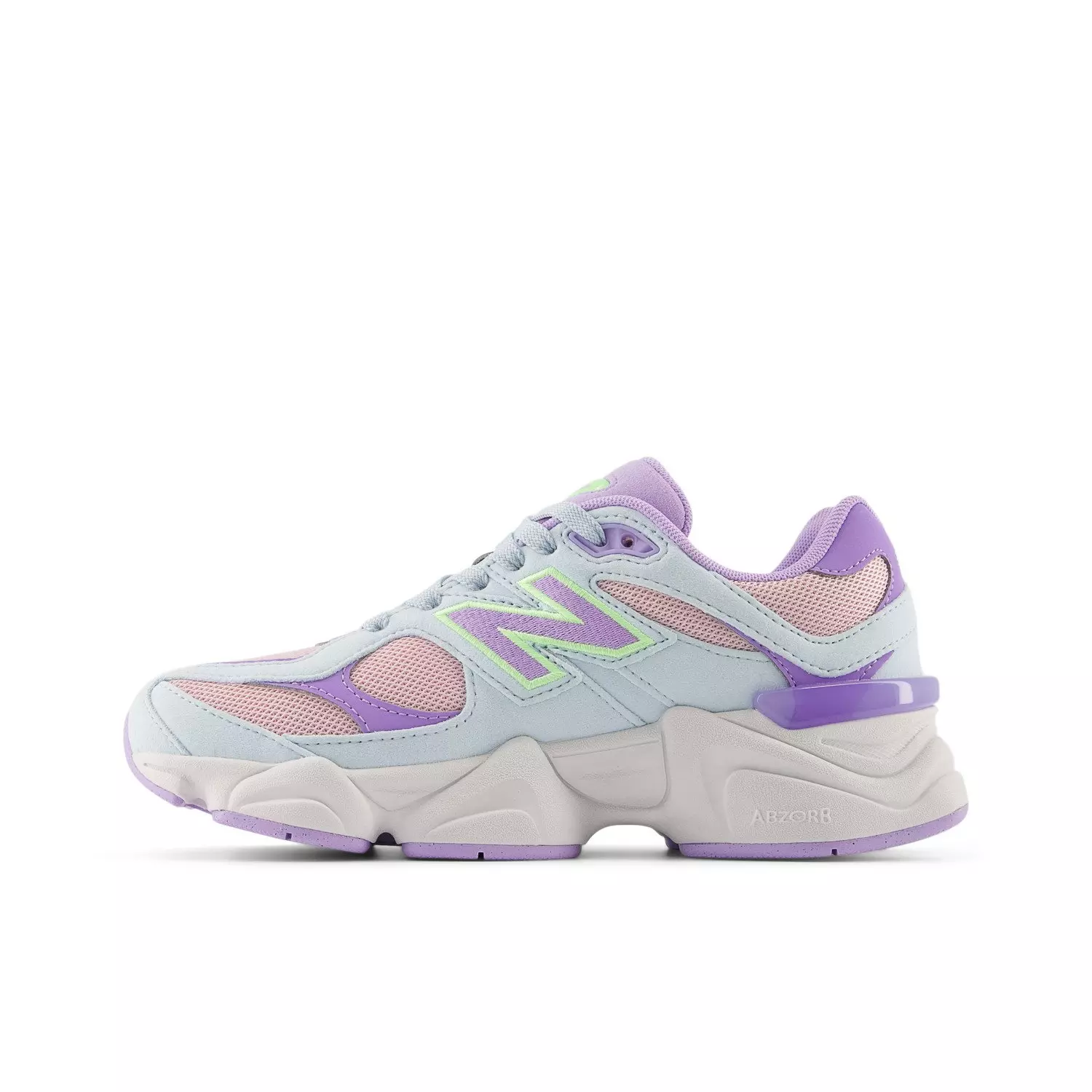 New Balance 9060 "Purple/White" Grade School Girls' Shoe - PURPLE/WHITE