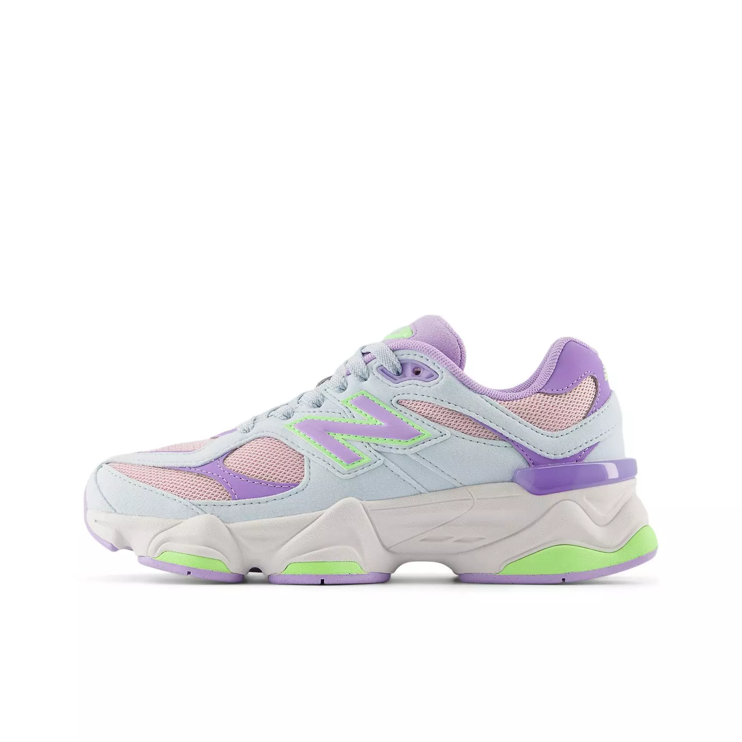 New Balance 9060 "Purple/White" Grade School Girls' Shoe - PURPLE/WHITE