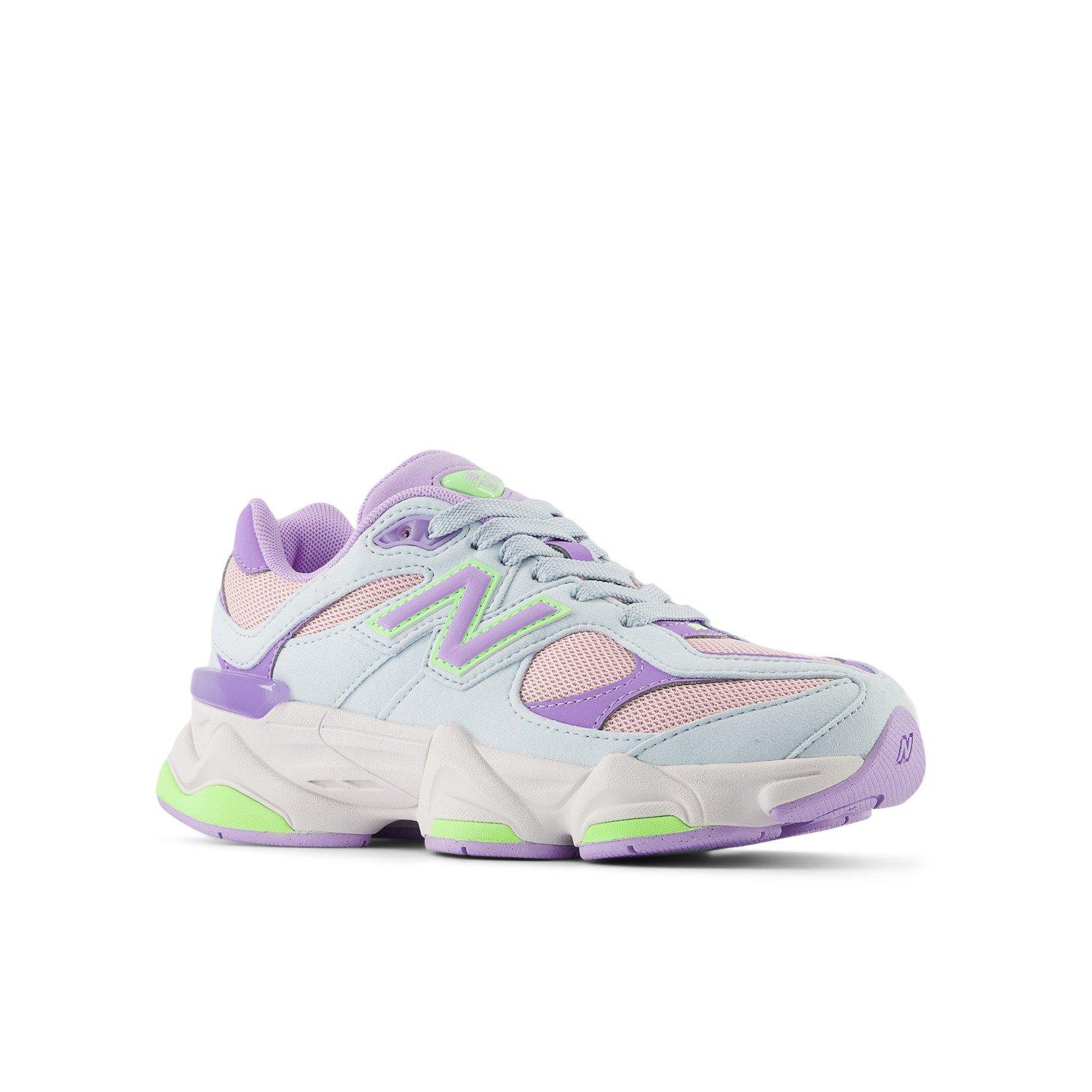 New Balance 9060 Grade School Girls' "Purple/White" Shoe