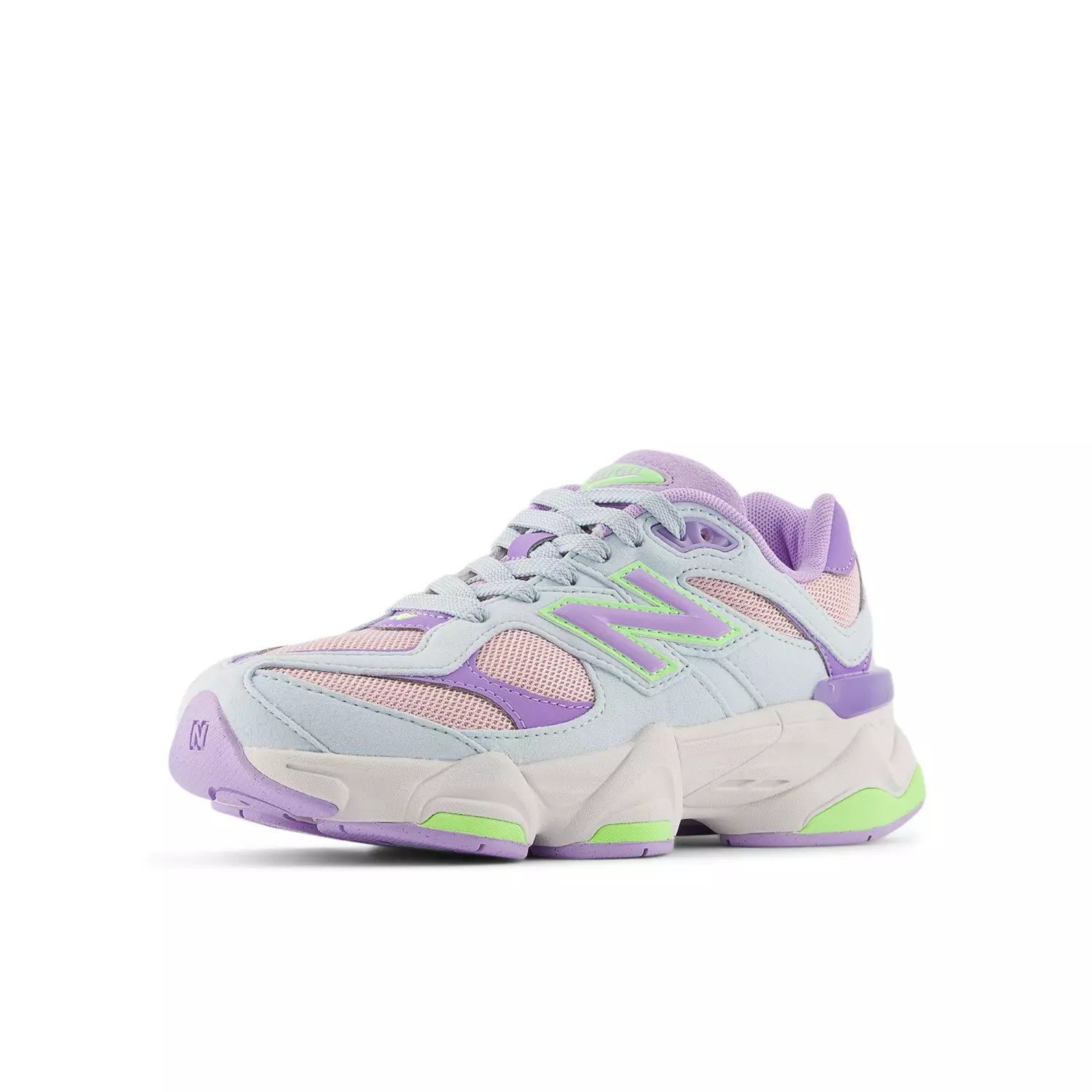 New Balance 9060 "Purple/White" Grade School Girls' Shoe - PURPLE/WHITE