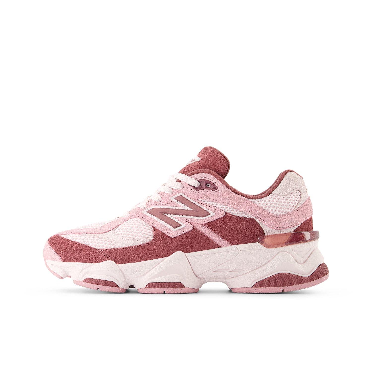 New Balance 9060 Grade School Girls' "Pink/Burgundy" Shoe