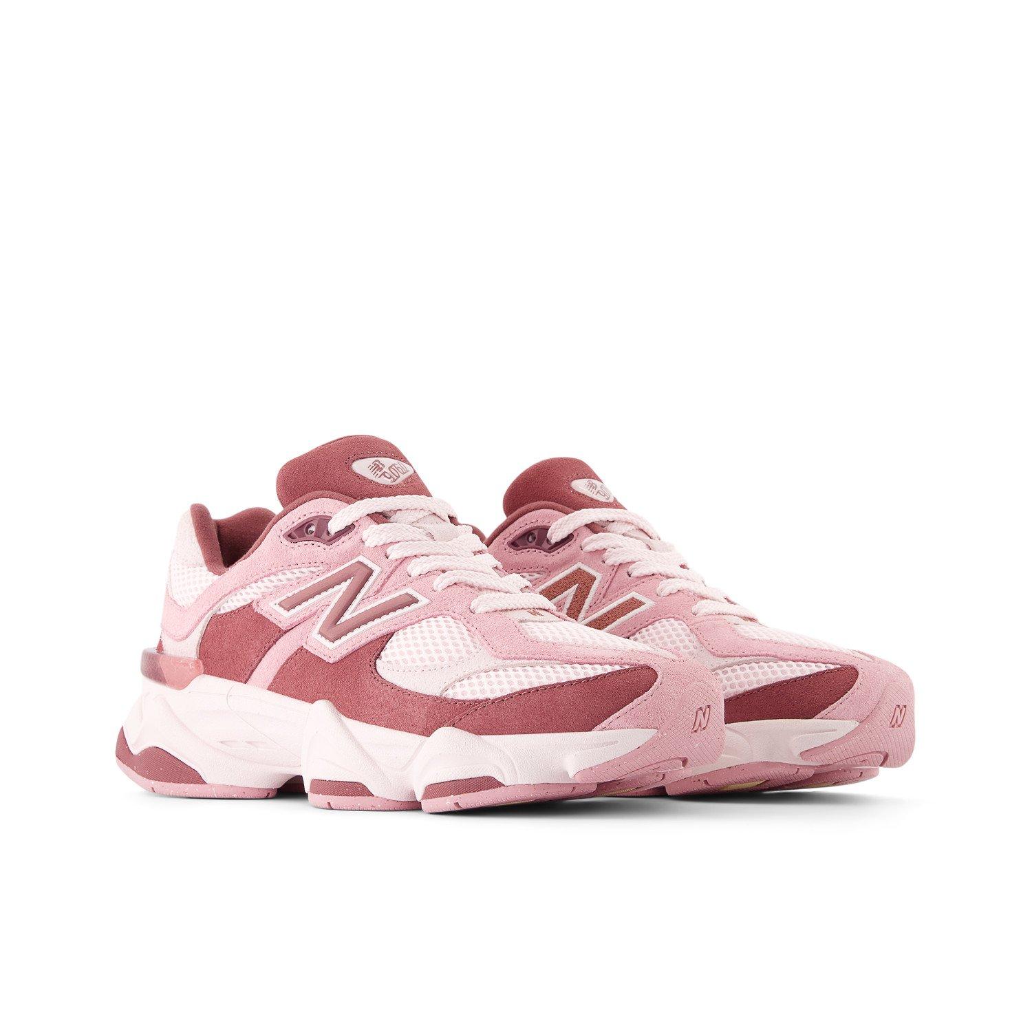 New Balance 9060 Grade School Girls' "Pink/Burgundy" Shoe