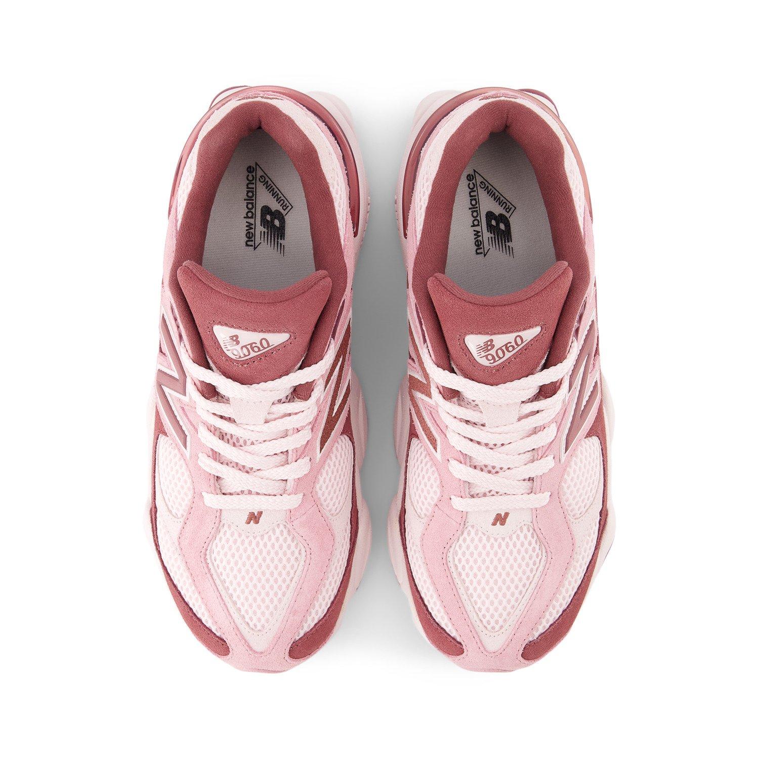 New Balance 9060 Grade School Girls' "Pink/Burgundy" Shoe