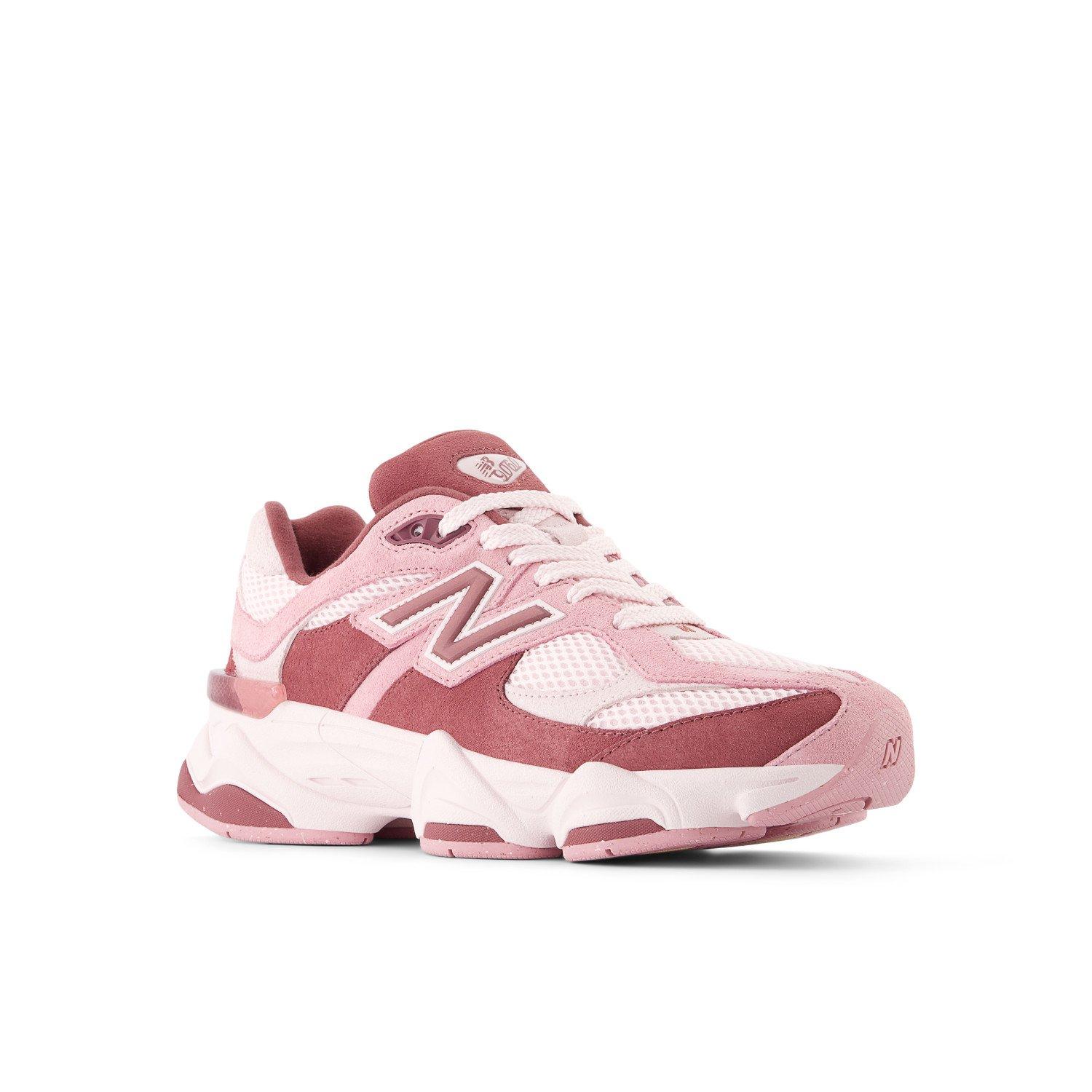 New Balance 9060 Grade School Girls' "Pink/Burgundy" Shoe