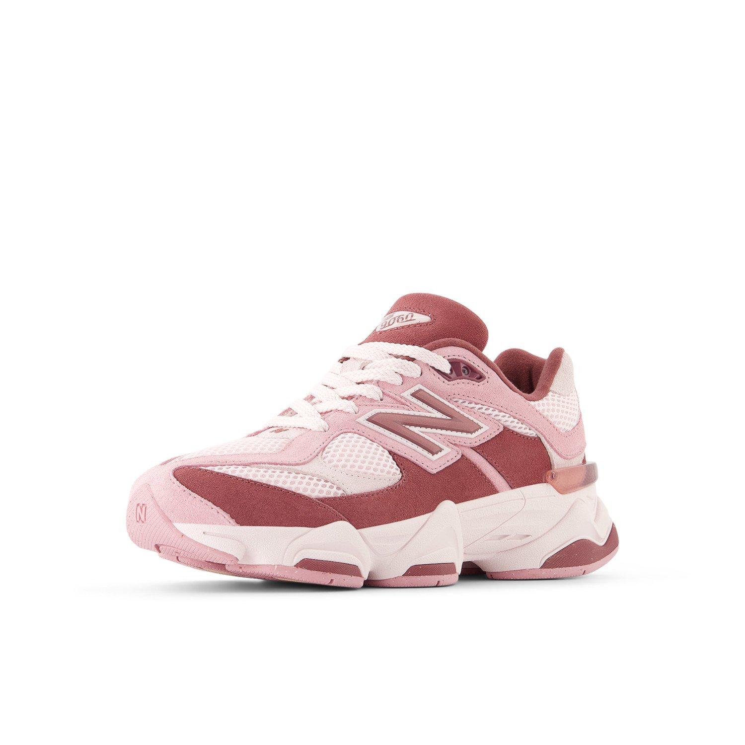 New Balance 9060 Grade School Girls' "Pink/Burgundy" Shoe