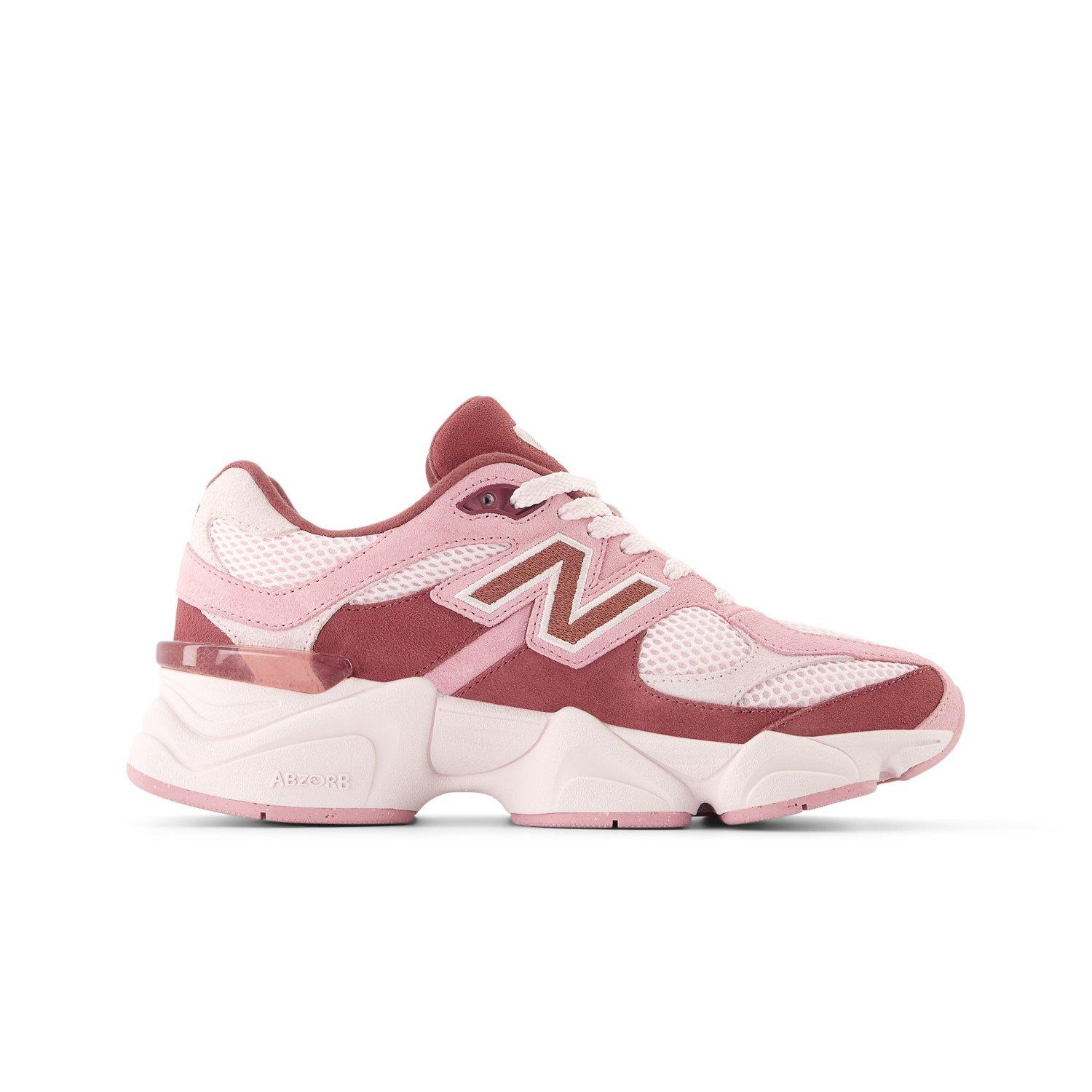 New Balance 9060 Grade School Girls' "Pink/Burgundy" Shoe