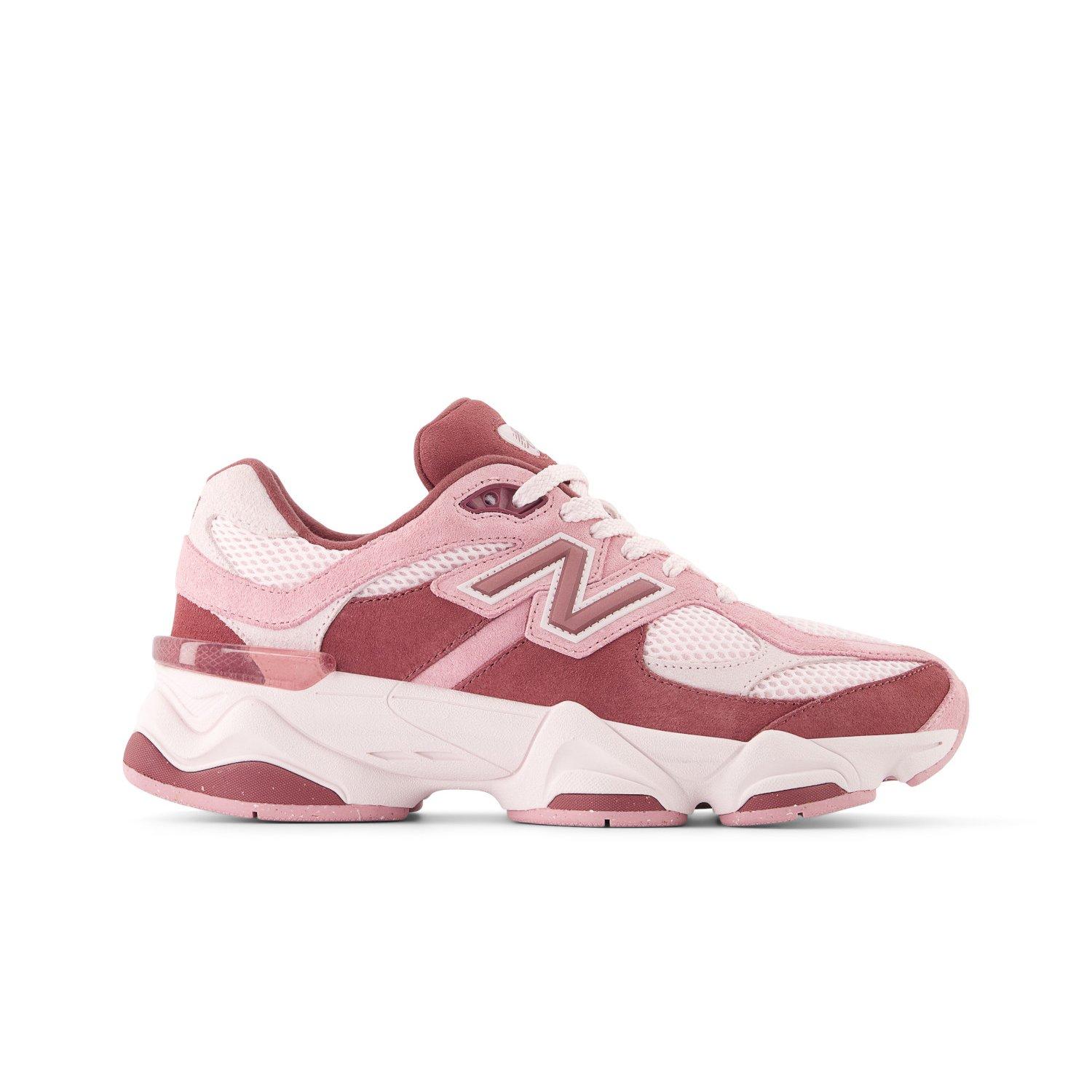 New Balance 9060 Grade School Girls' "Pink/Burgundy" Shoe