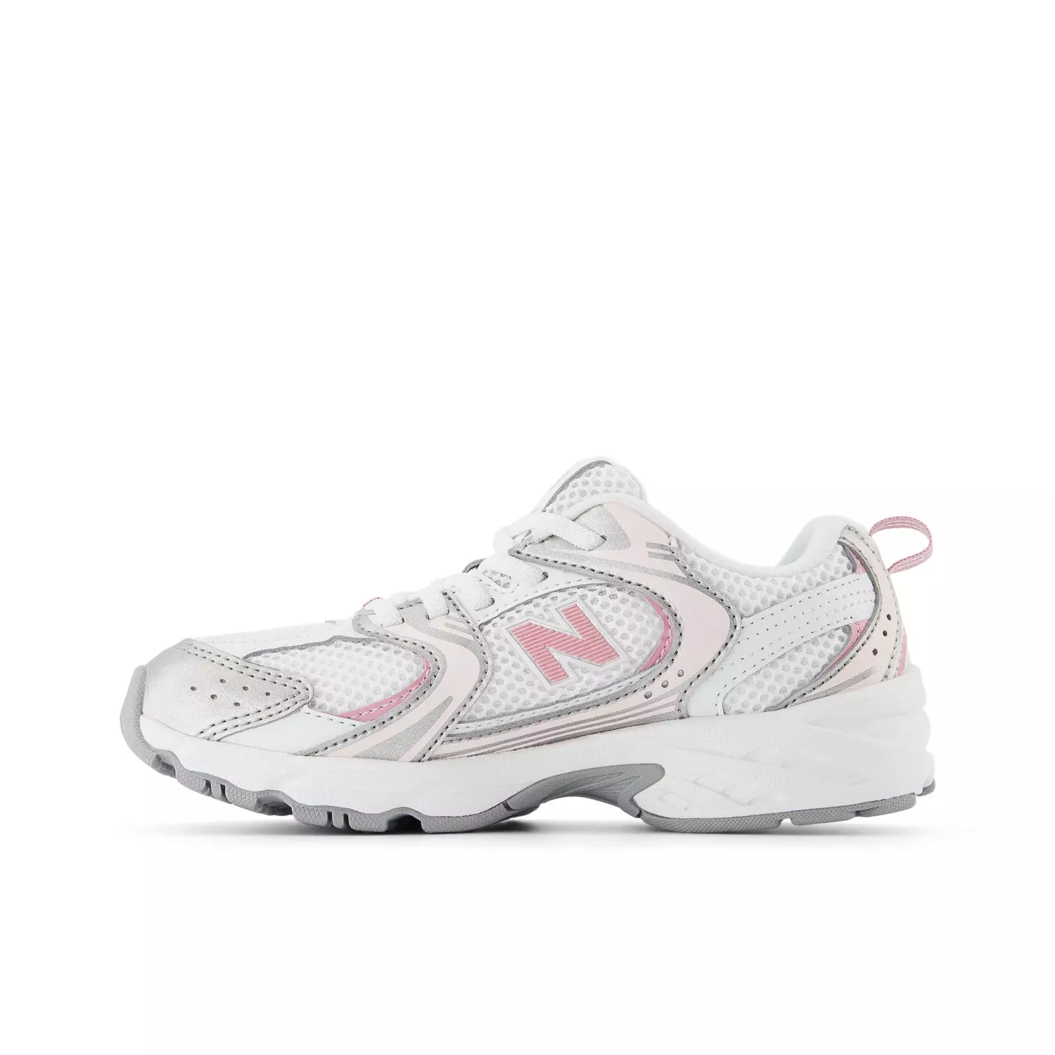 New Balance 530 "White/Pink" Grade School Girls' Shoe - WHITE/PINK
