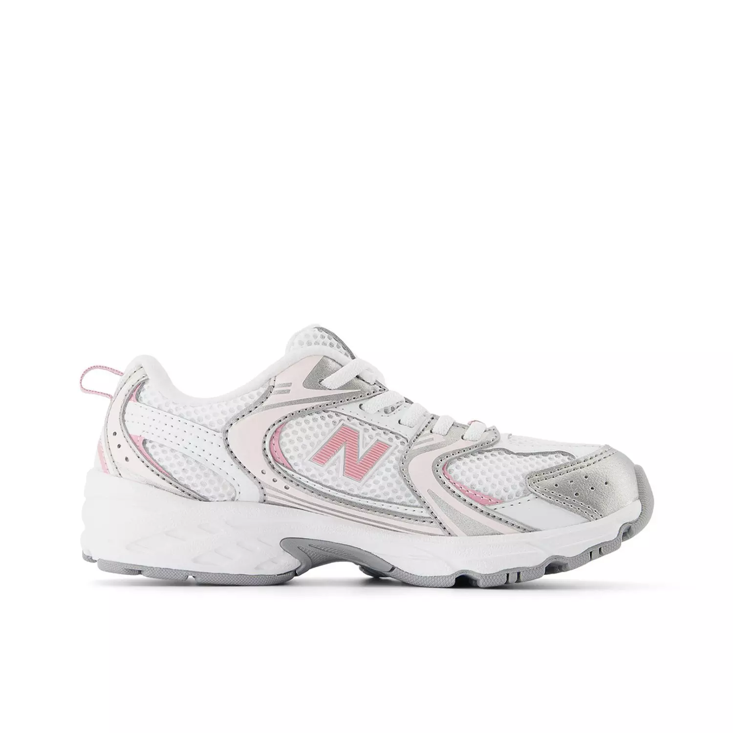 New Balance 530 "White/Pink" Grade School Girls' Shoe - WHITE/PINK