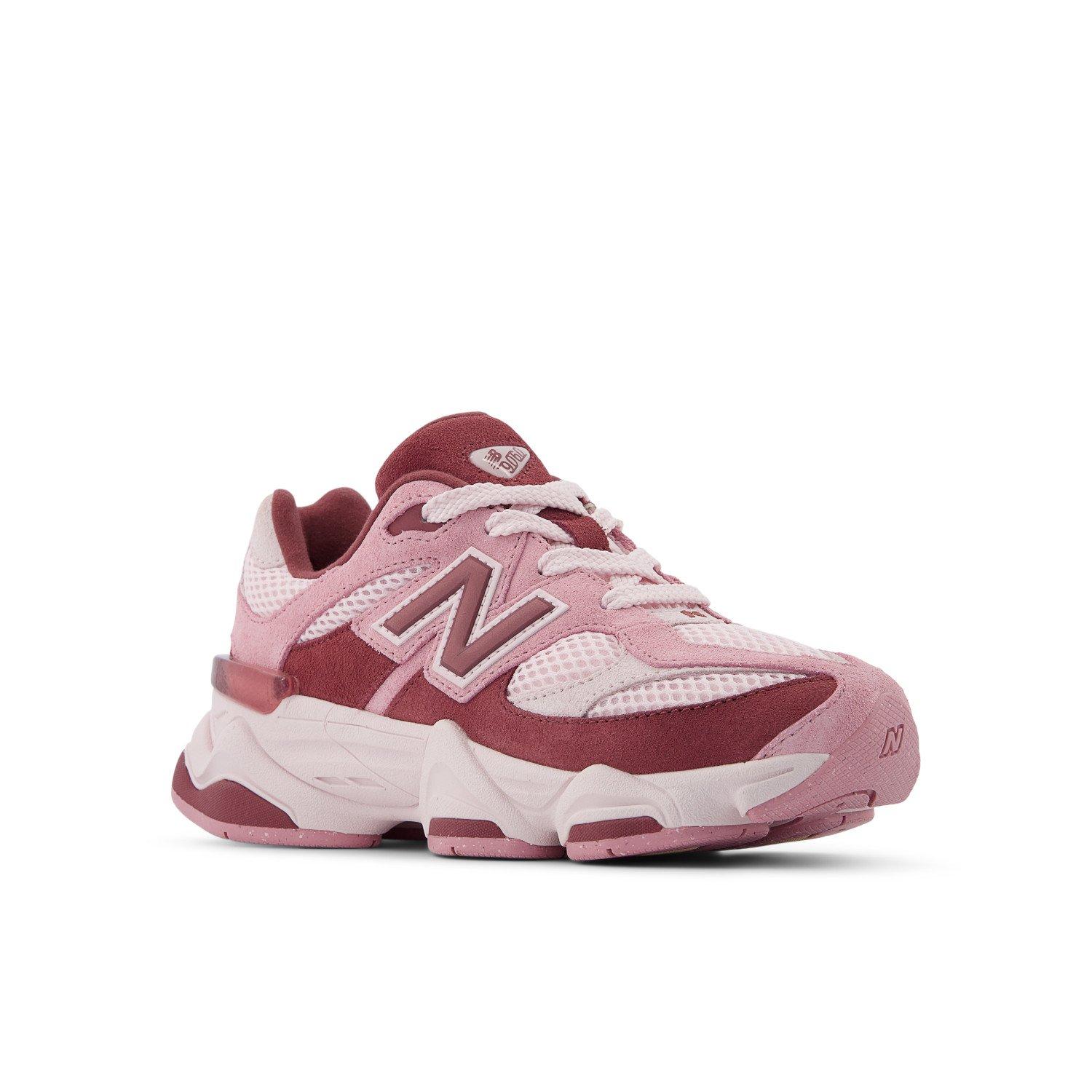 New Balance 9060 Preschool Girls' "Pink Granite/Washed Burgundy" Shoe