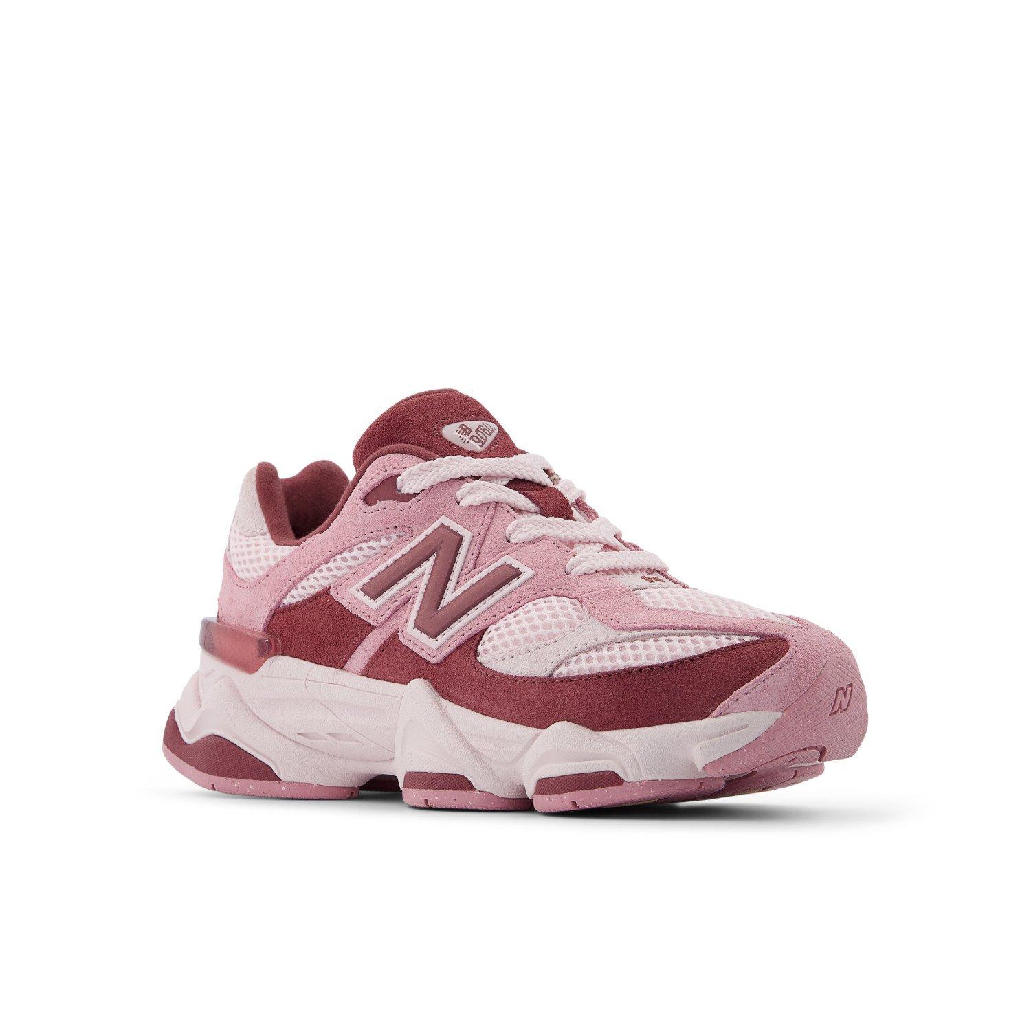 New Balance 9060 Preschool Girls' "Pink Granite/Washed Burgundy" Shoe