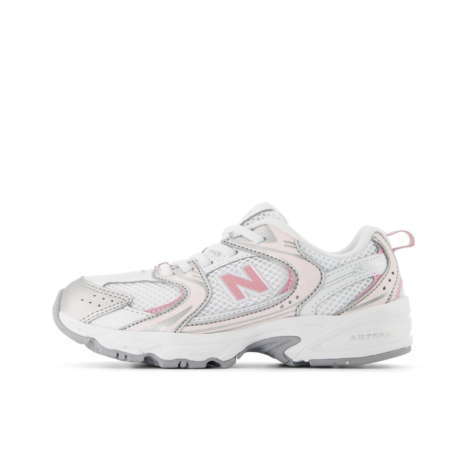 New Balance 530 Preschool Girls' "White/Pink" Shoe