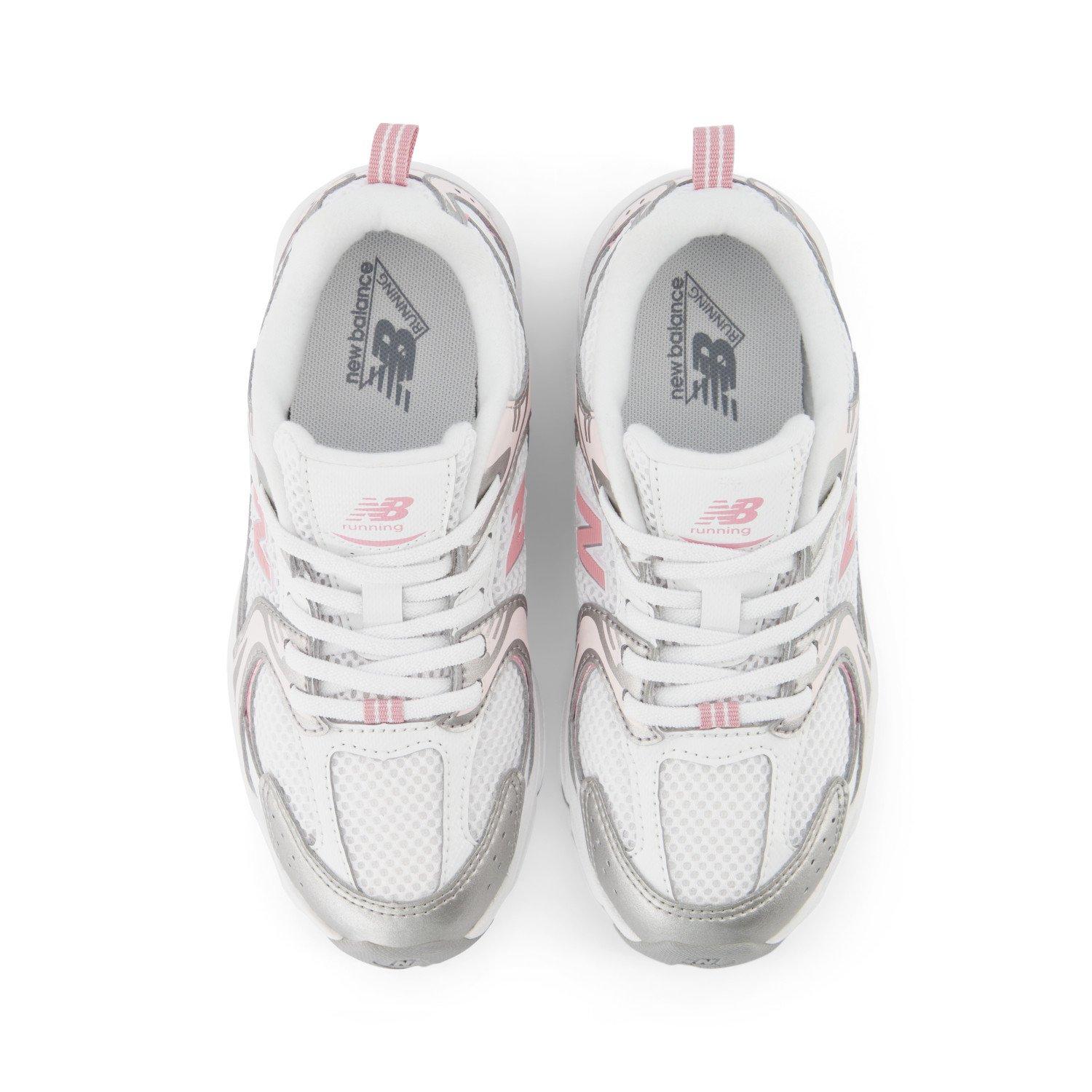New Balance 530 Preschool Girls' "White/Pink" Shoe