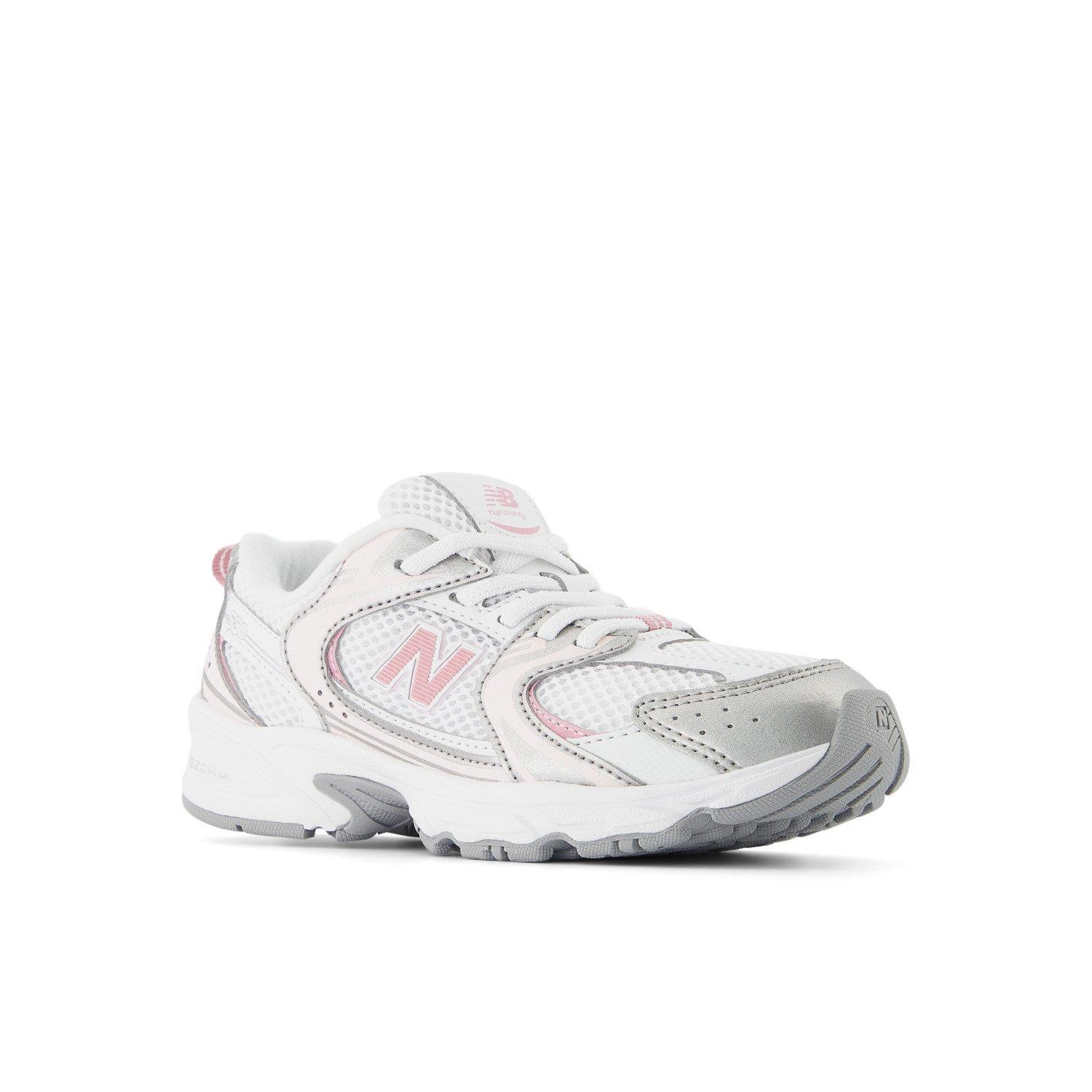 New Balance 530 Preschool Girls' "White/Pink" Shoe