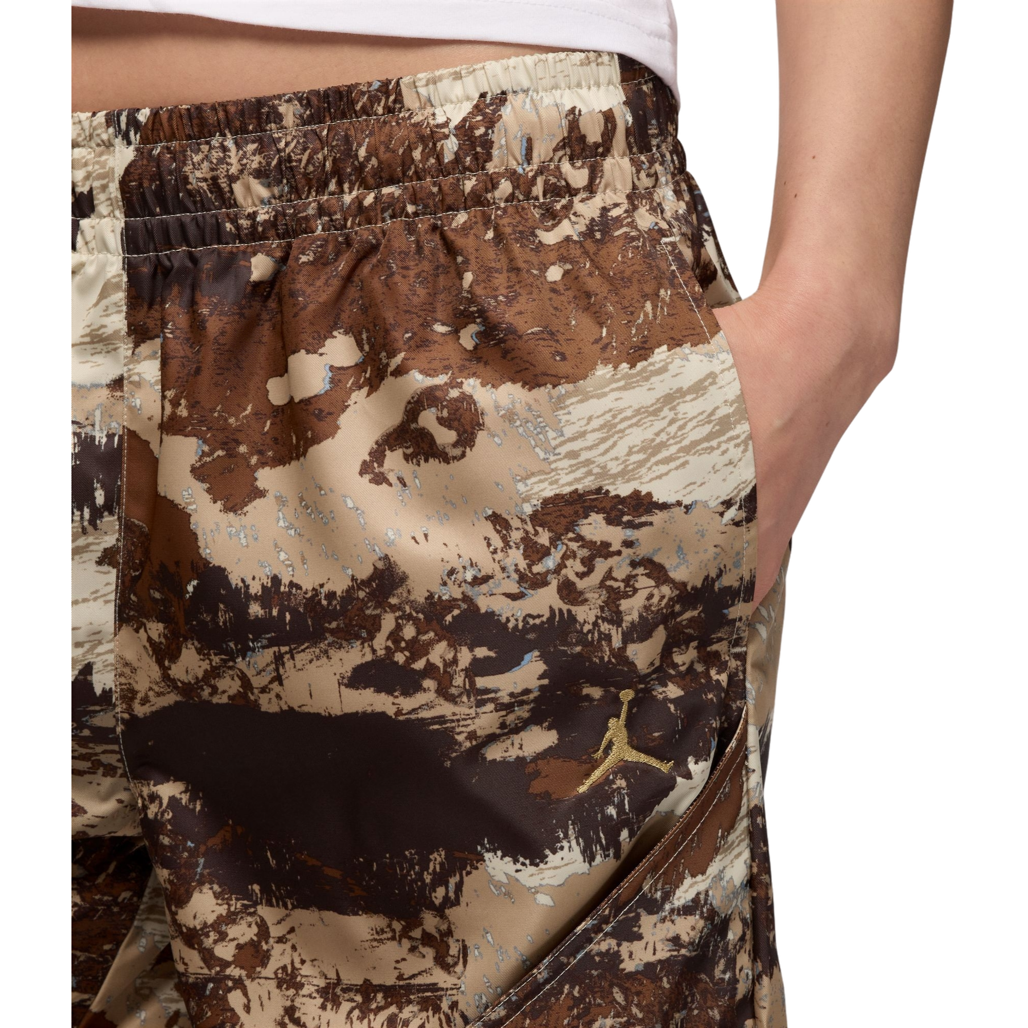 Jordan Women's Brooklyn Novelty Pants - KHAKI Thumbnail View 3