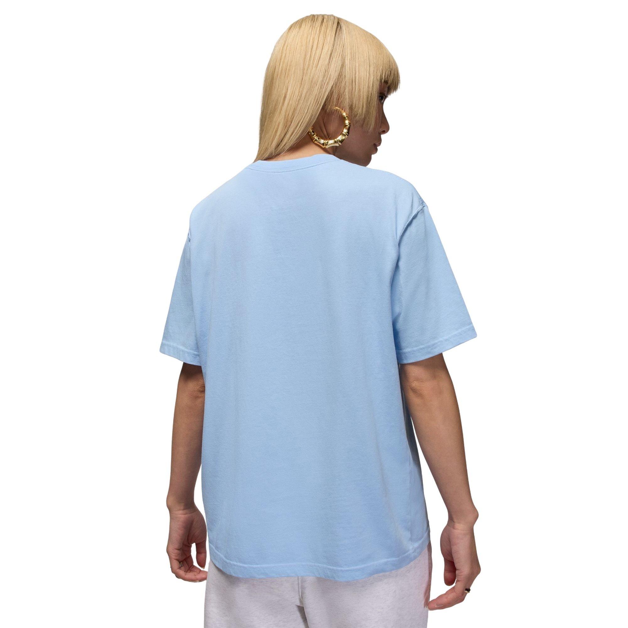 Jordan Women's GF Denim Ring Tee - Blue - BLUE Thumbnail View 2