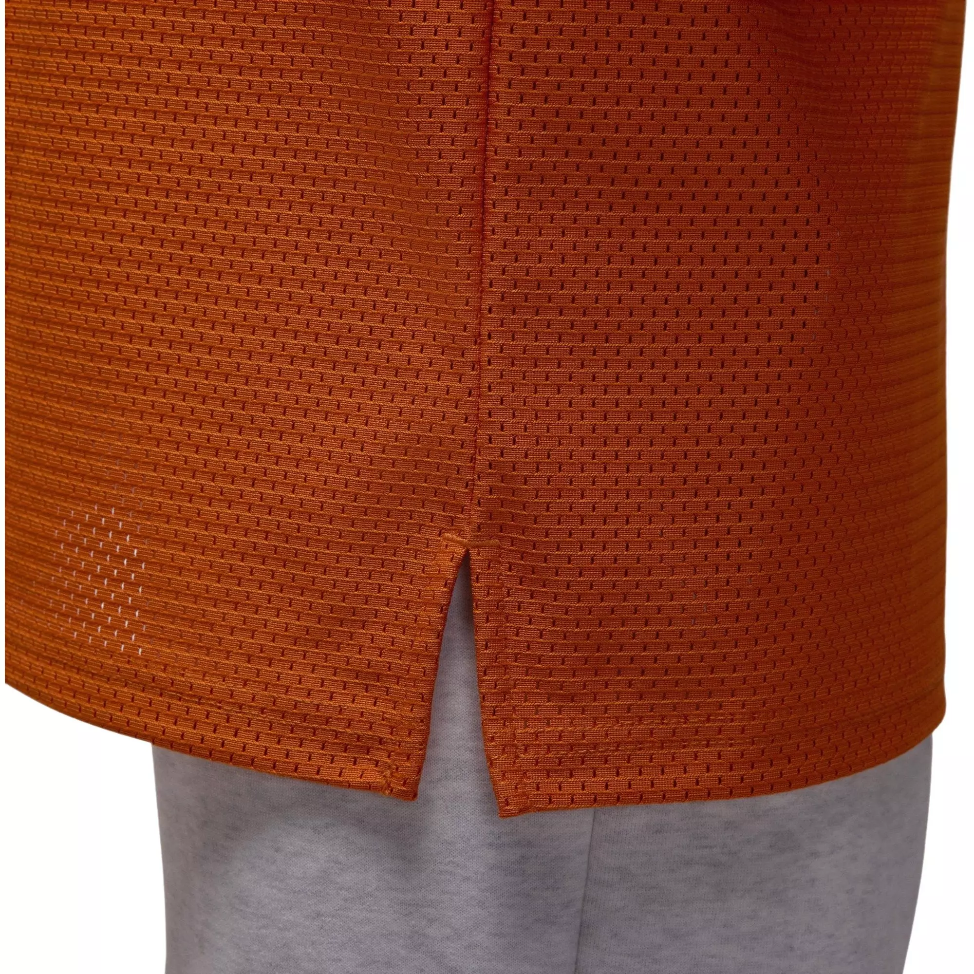 Jordan Women's Brooklyn Mesh Jersey Top - ORANGE/WHITE