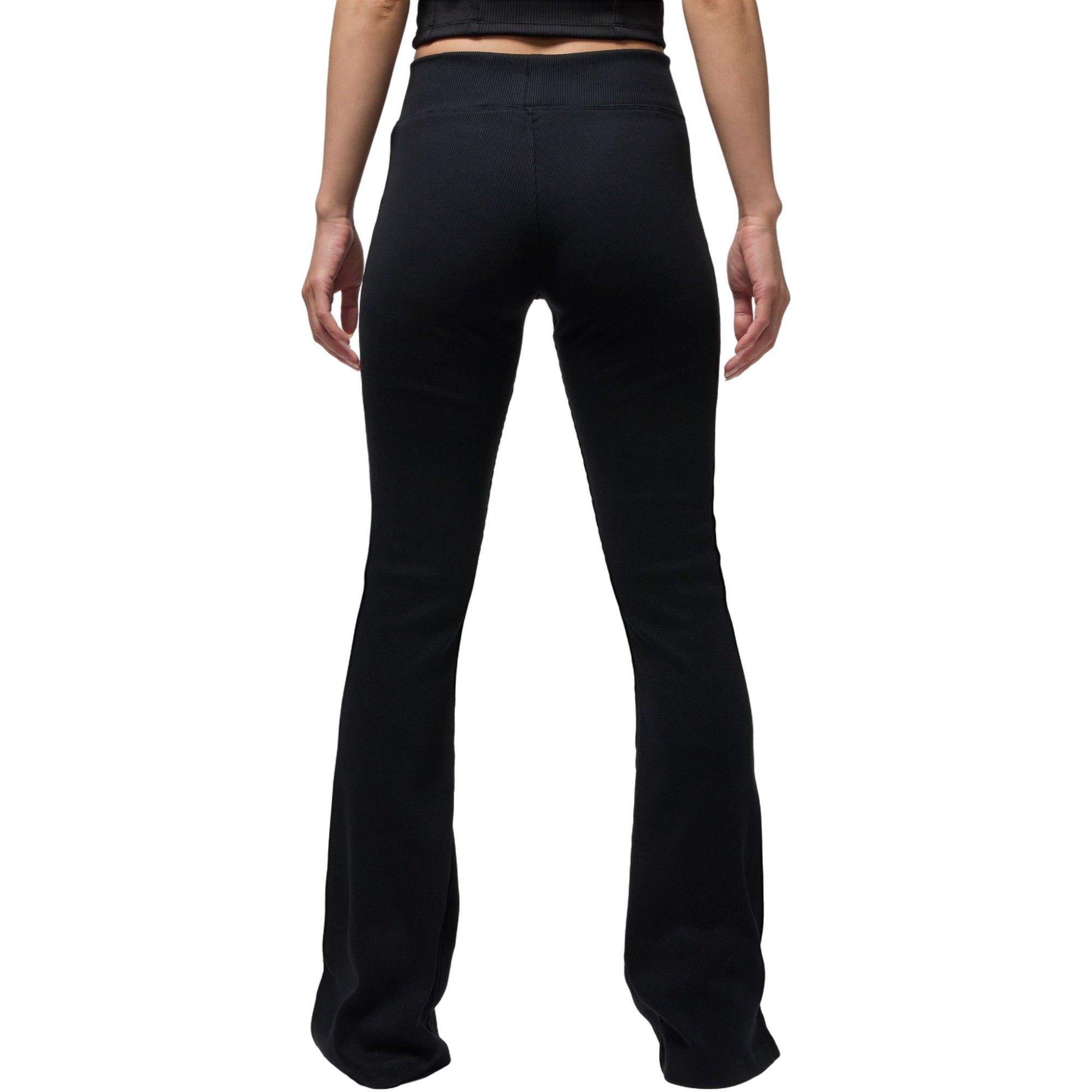 Jordan Women's Brooklyn Essentials Pants - BLACK/WHITE Thumbnail View 2