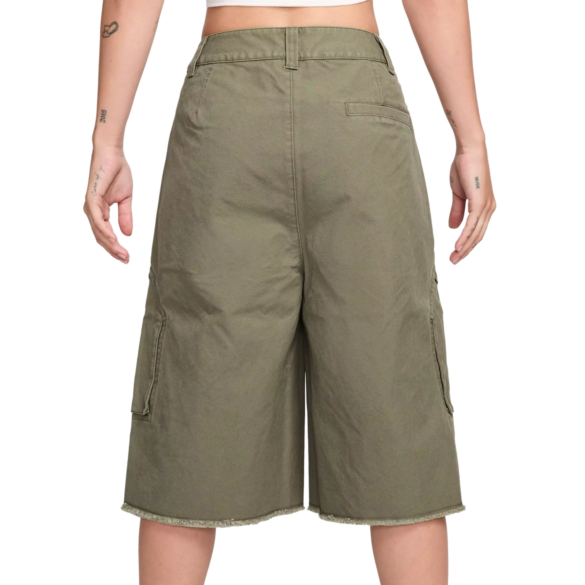 Jordan Women's Essentials Chicago Big Shorts - Olive - OLIVE