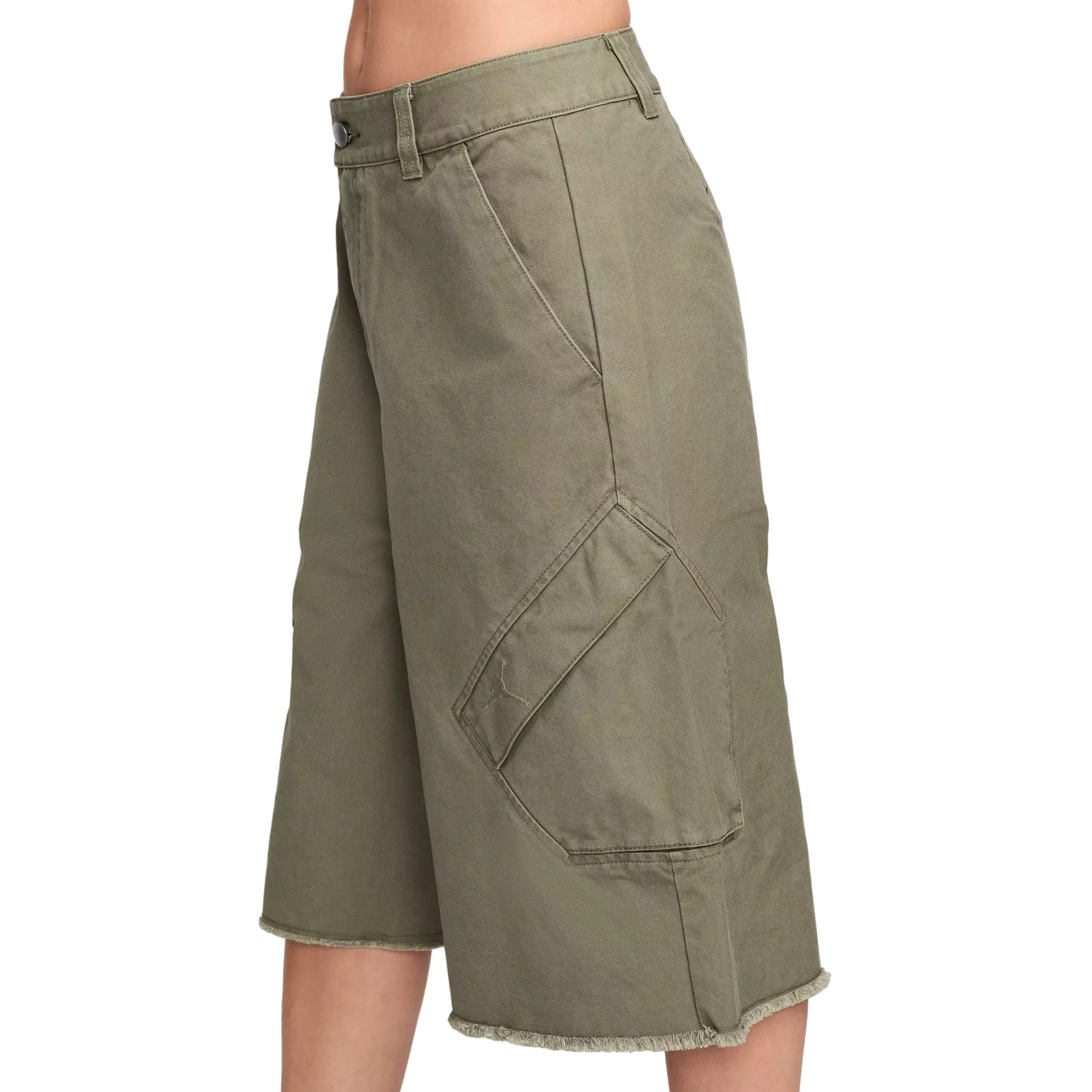 Jordan Women's Essentials Chicago Big Shorts - Olive - OLIVE