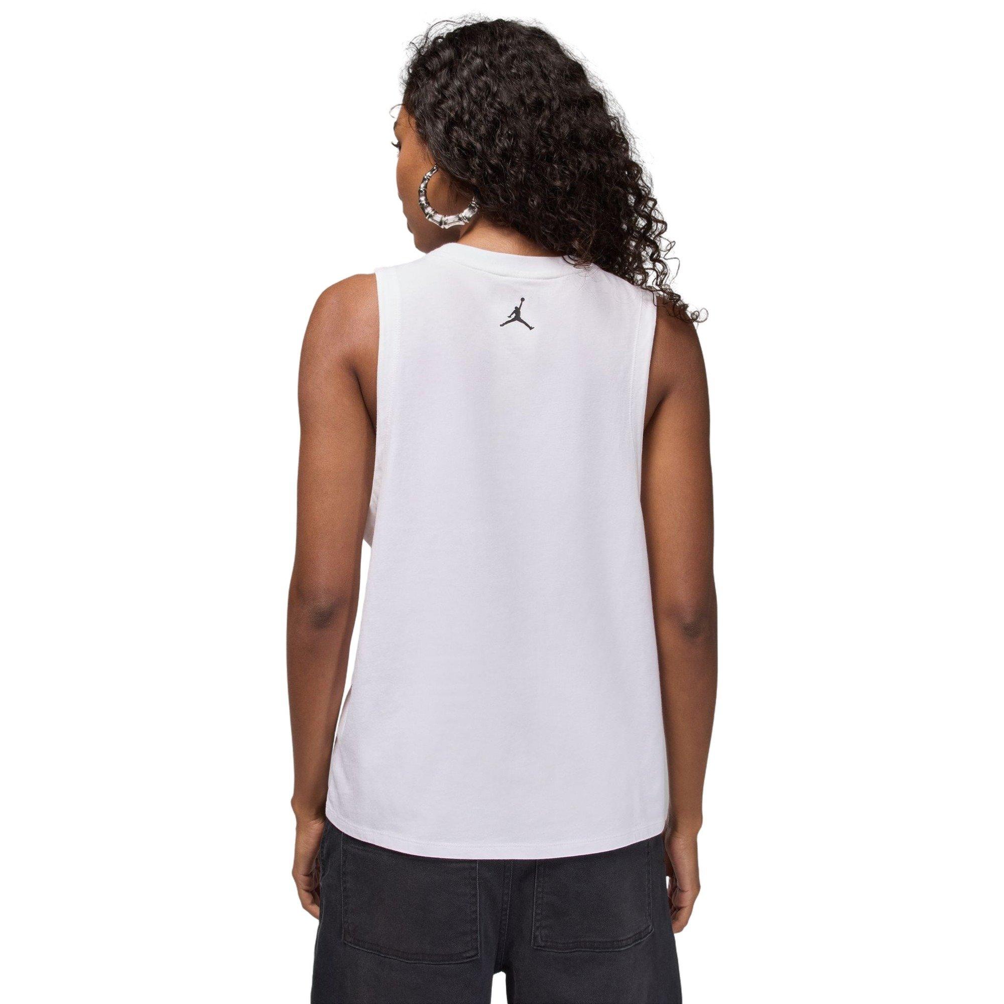 Jordan Women's Flight Sleeveless Tank - WHITE/BLACK Thumbnail View 2