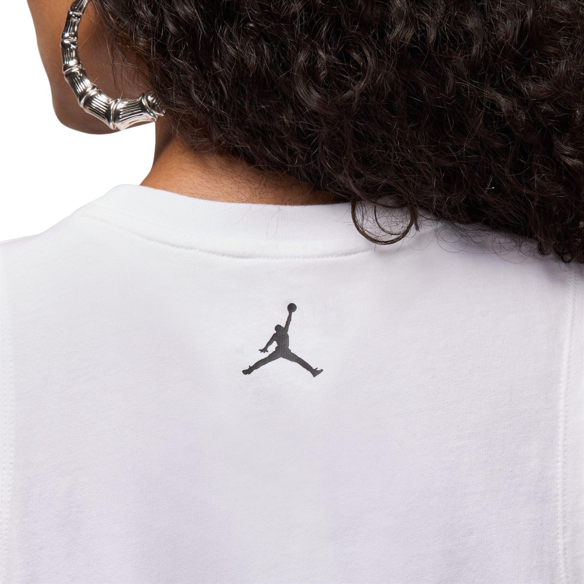 Jordan Women's Flight Sleeveless Tank - WHITE/BLACK Thumbnail View 5