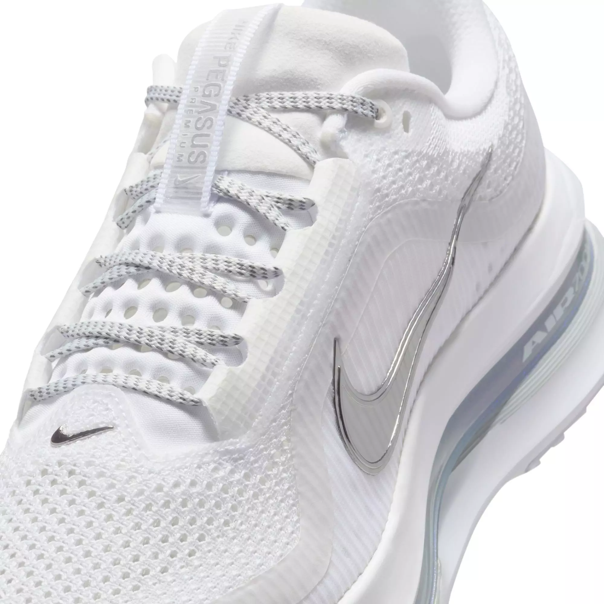 Nike Pegasus Premium "White/Metallic Silver" Women's Road Running Shoe - WHITE/SILVER