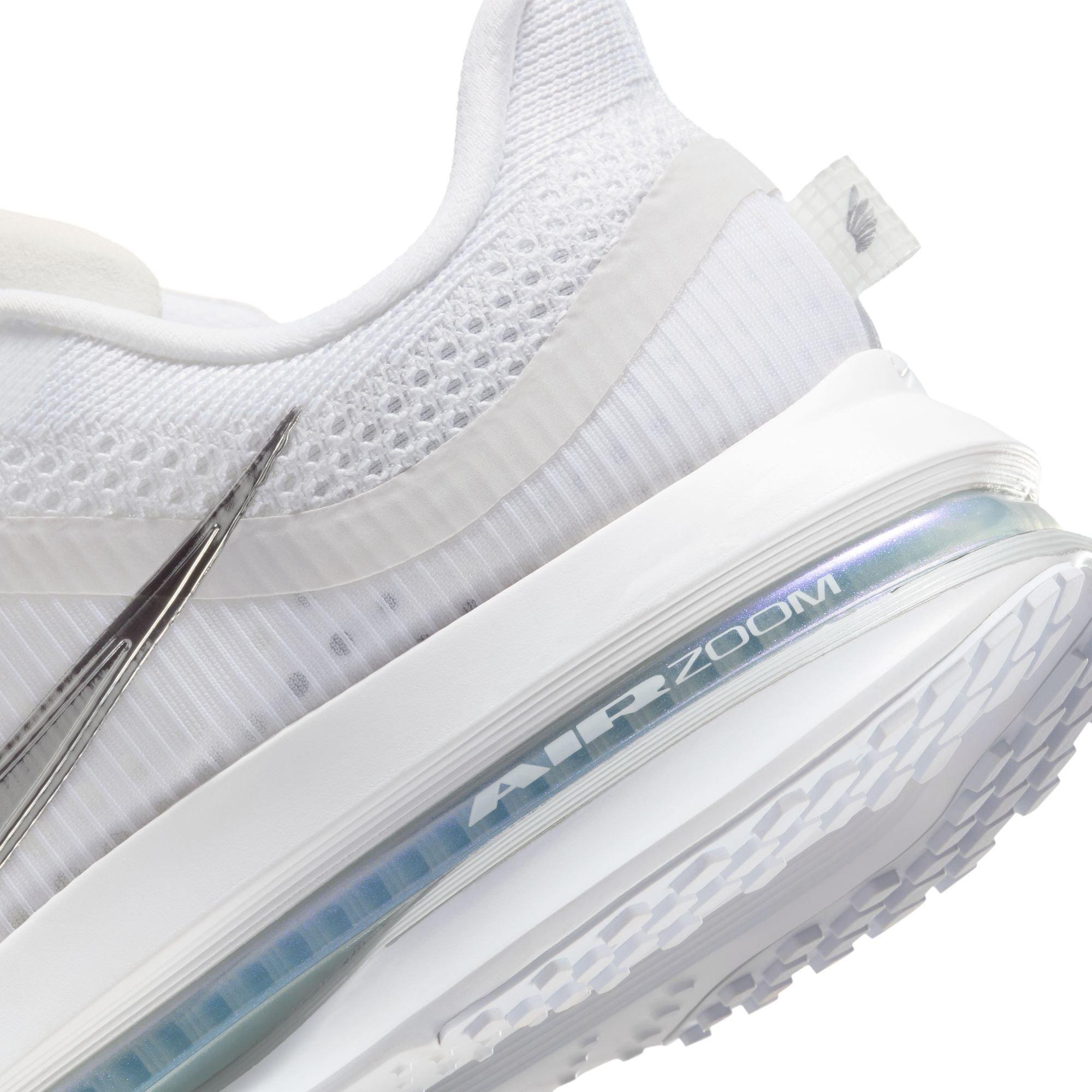 Nike Pegasus Premium "White/Metallic Silver" Women's Road Running Shoe - WHITE/SILVER Thumbnail View 10